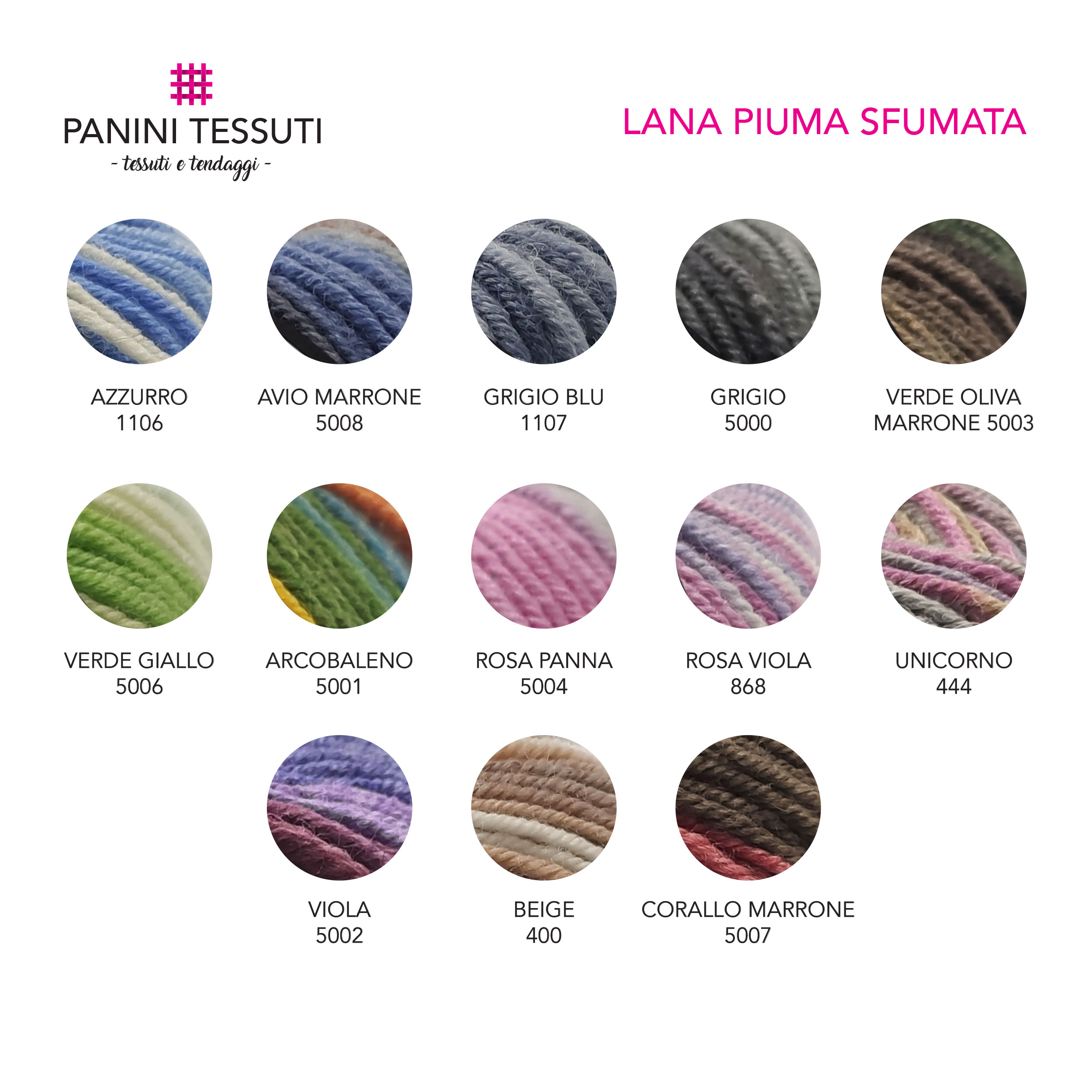 Lana Piuma Sfumata Panini Filati