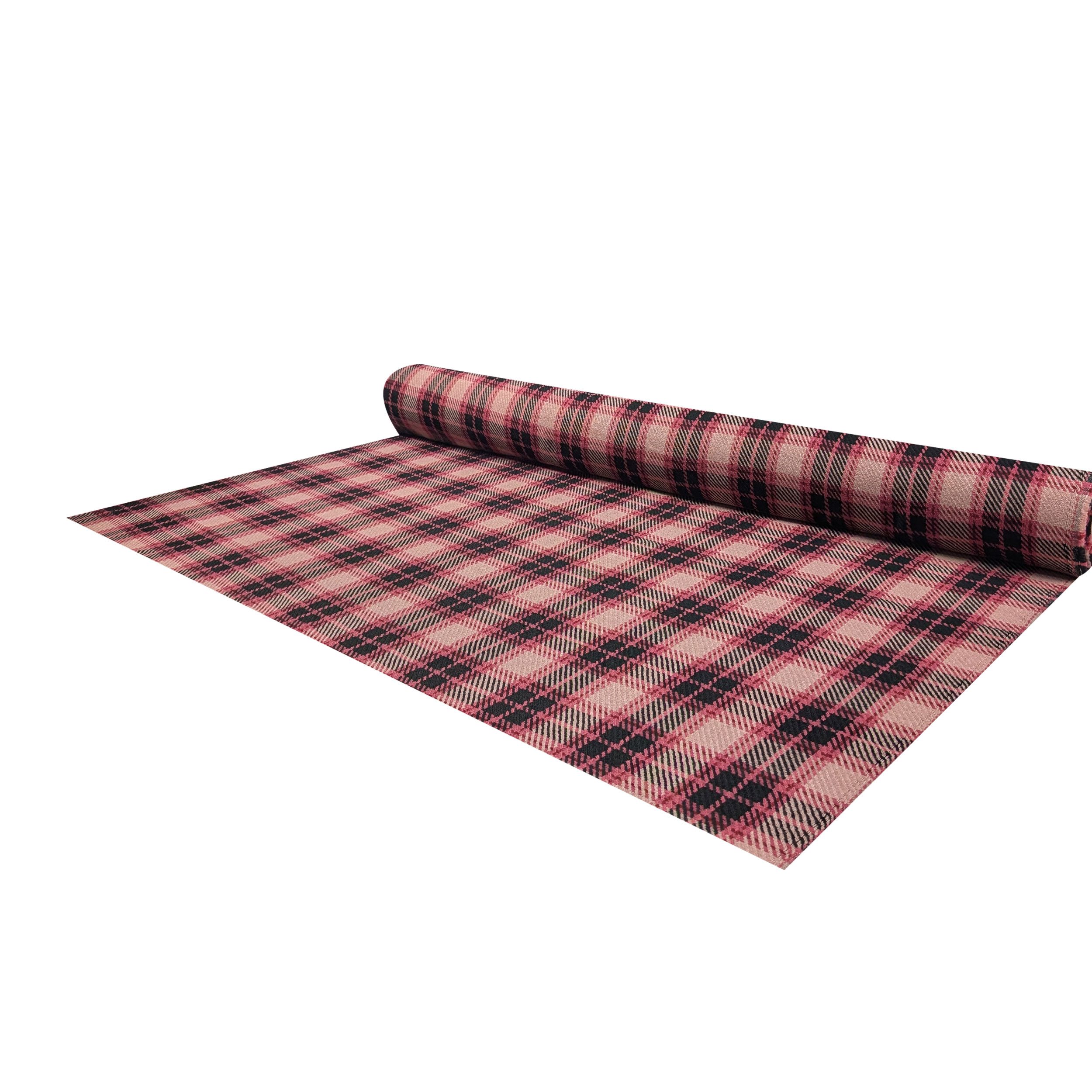 Tartan Rosa Fuxia e Nero Image