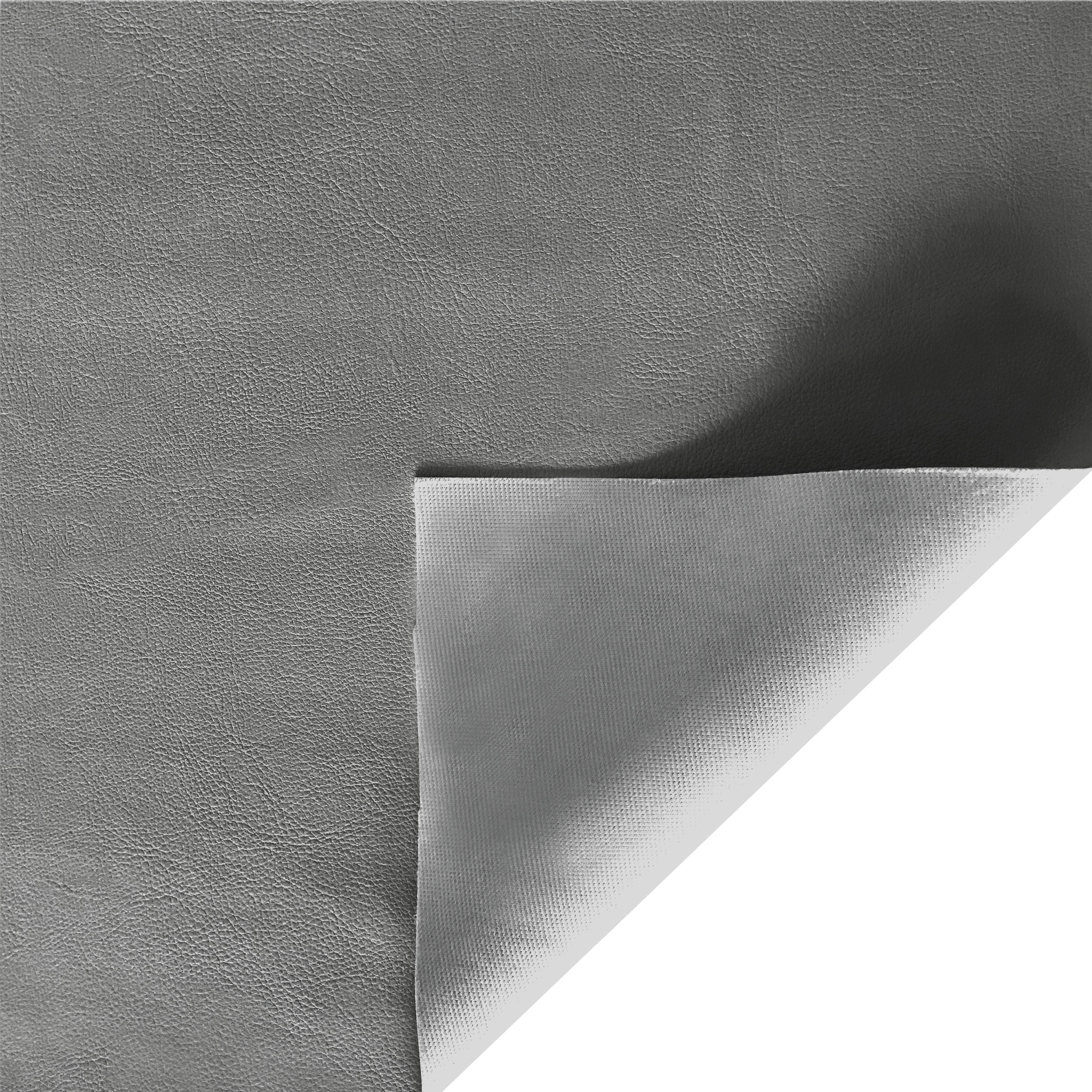 Finta Pelle Nautico Tinta Unita Grigio Scuro Image