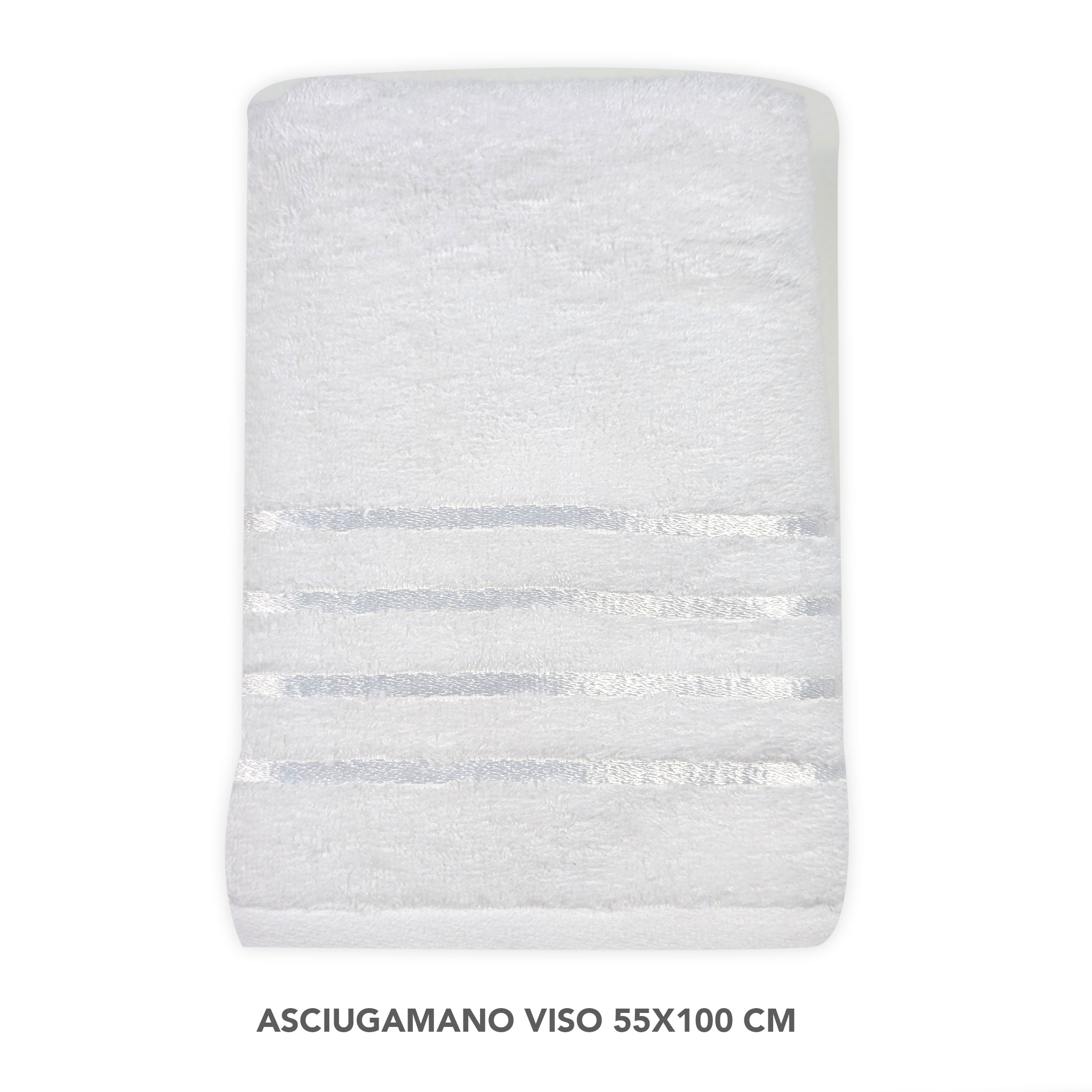 Set Asciugamani Bagno Viso e Ospite Bianco Image