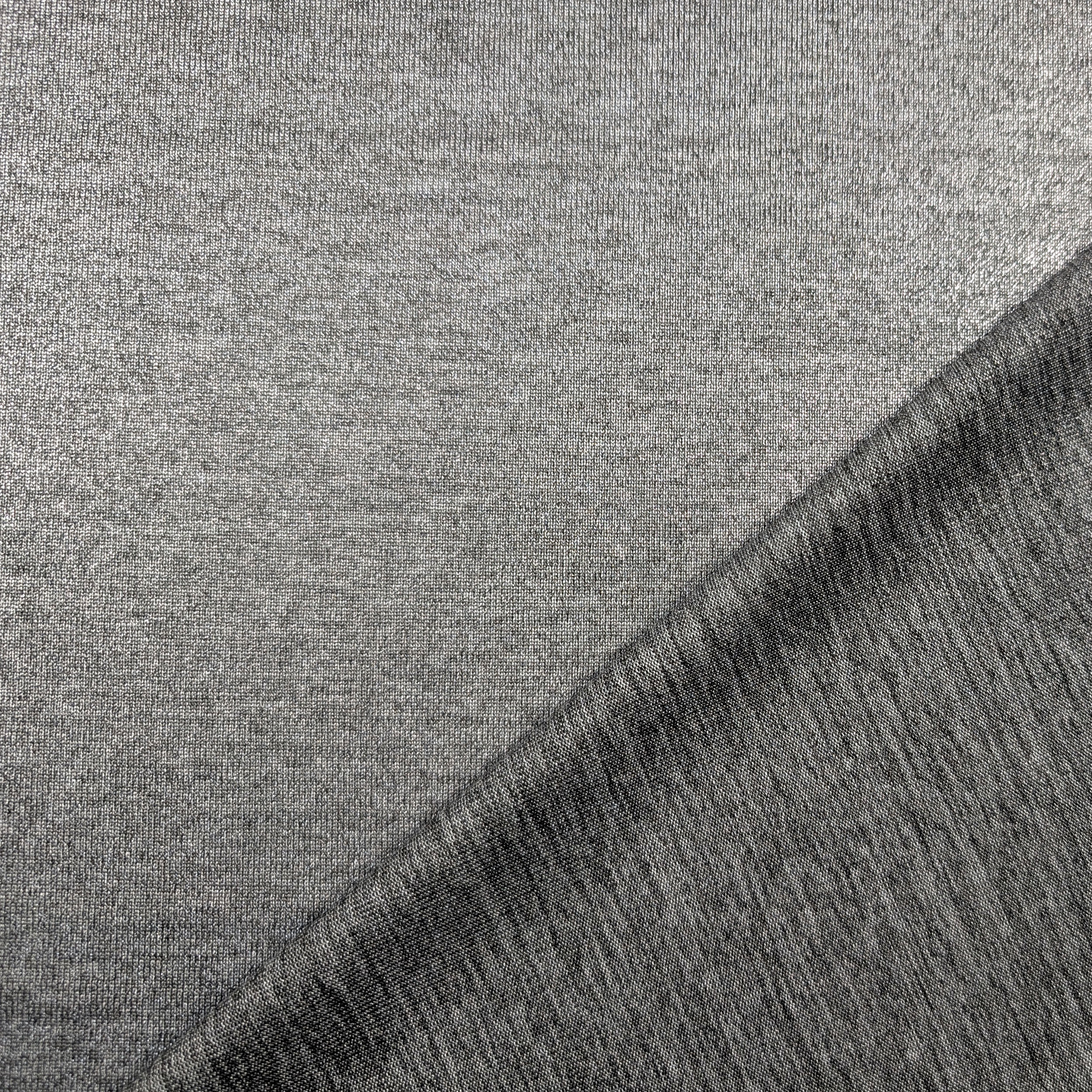 Jersey Grigio Spalmato Lurex Argento Image