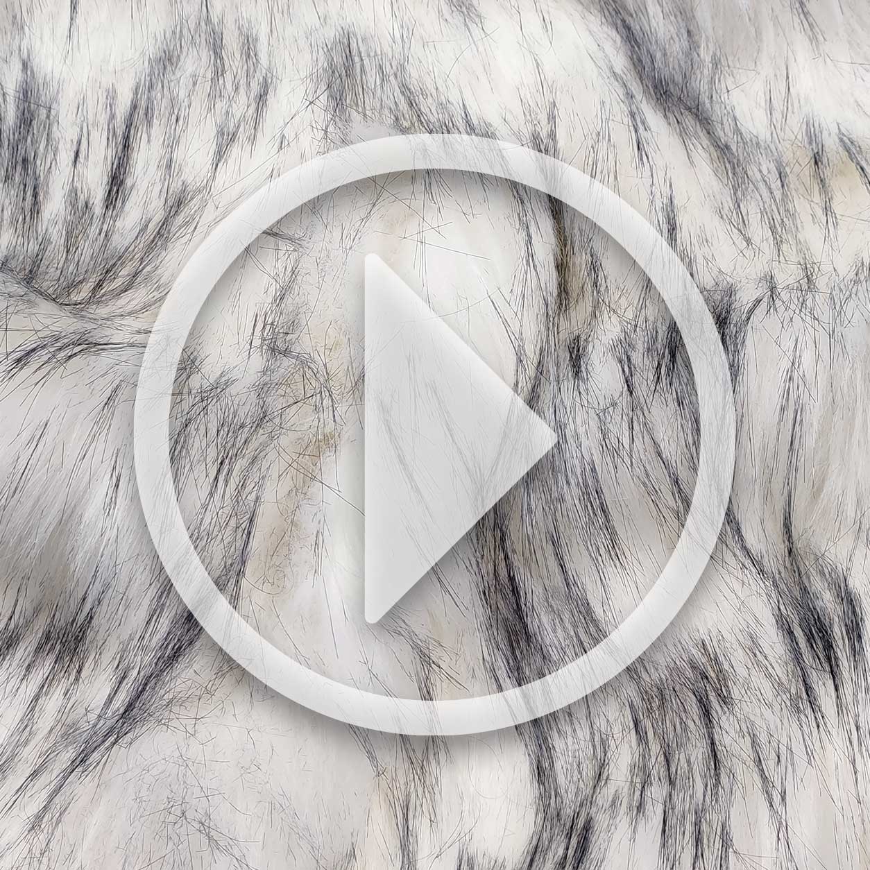 Tessuto Pelliccia Sintetica Super Luxury | Bianco E Nero A Pelo Lungo, 1 Metro (150x100 Cm) Per Cucito Creativo E Fai Da Te