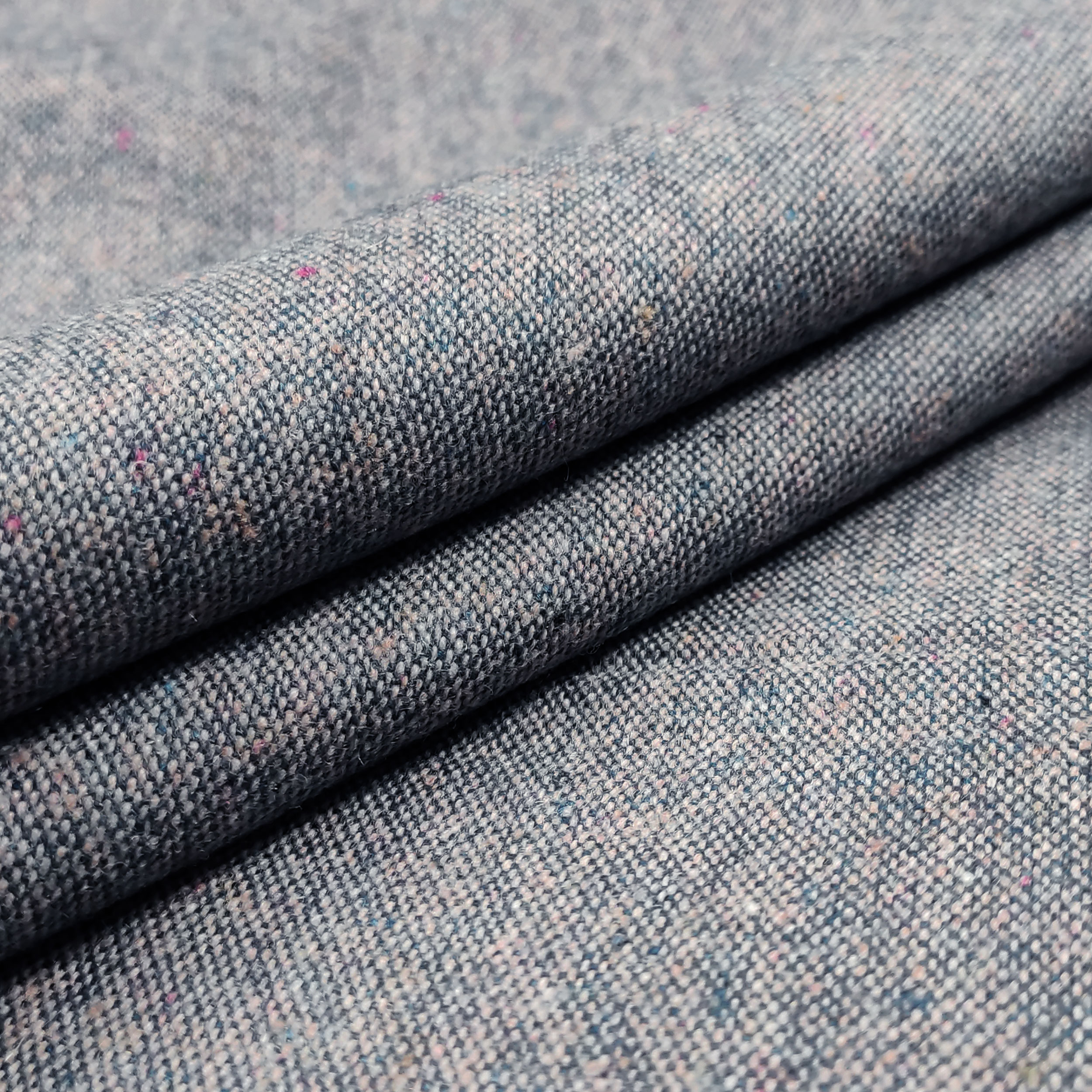 Scampolo Maglia Melange Blu