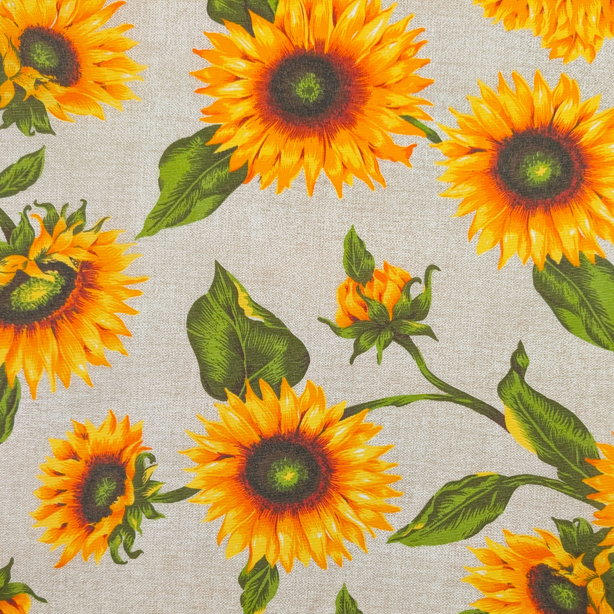Tessuto per Tovaglia Resinata Girasoli Image