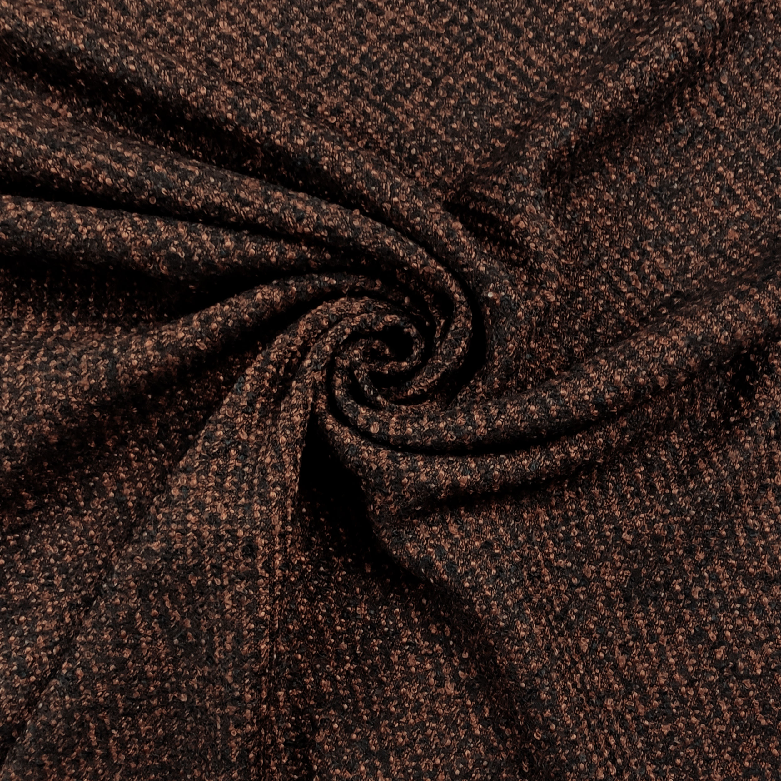 Cappotto Tweed Marrone e Nero