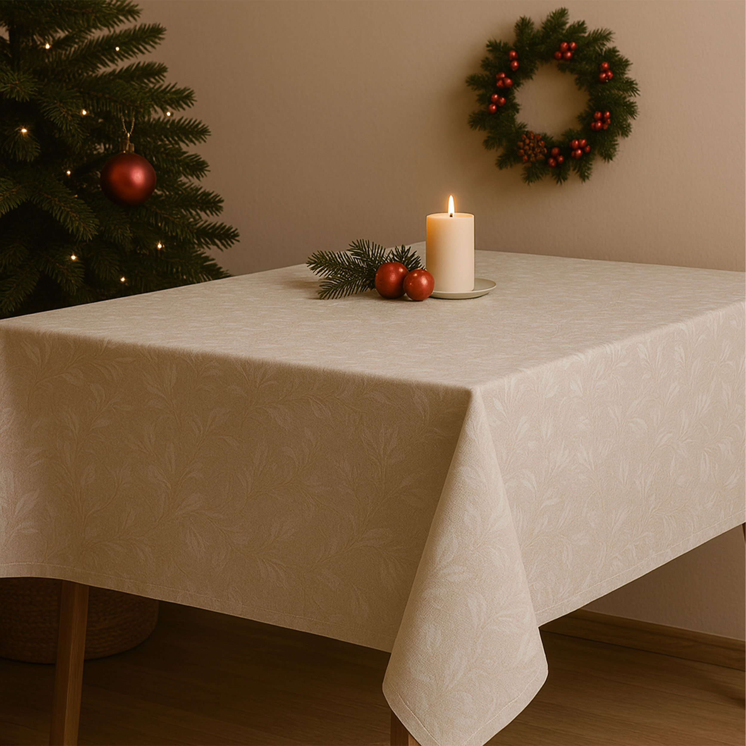 Jacquard Damascato Beige Oro Lurex Image