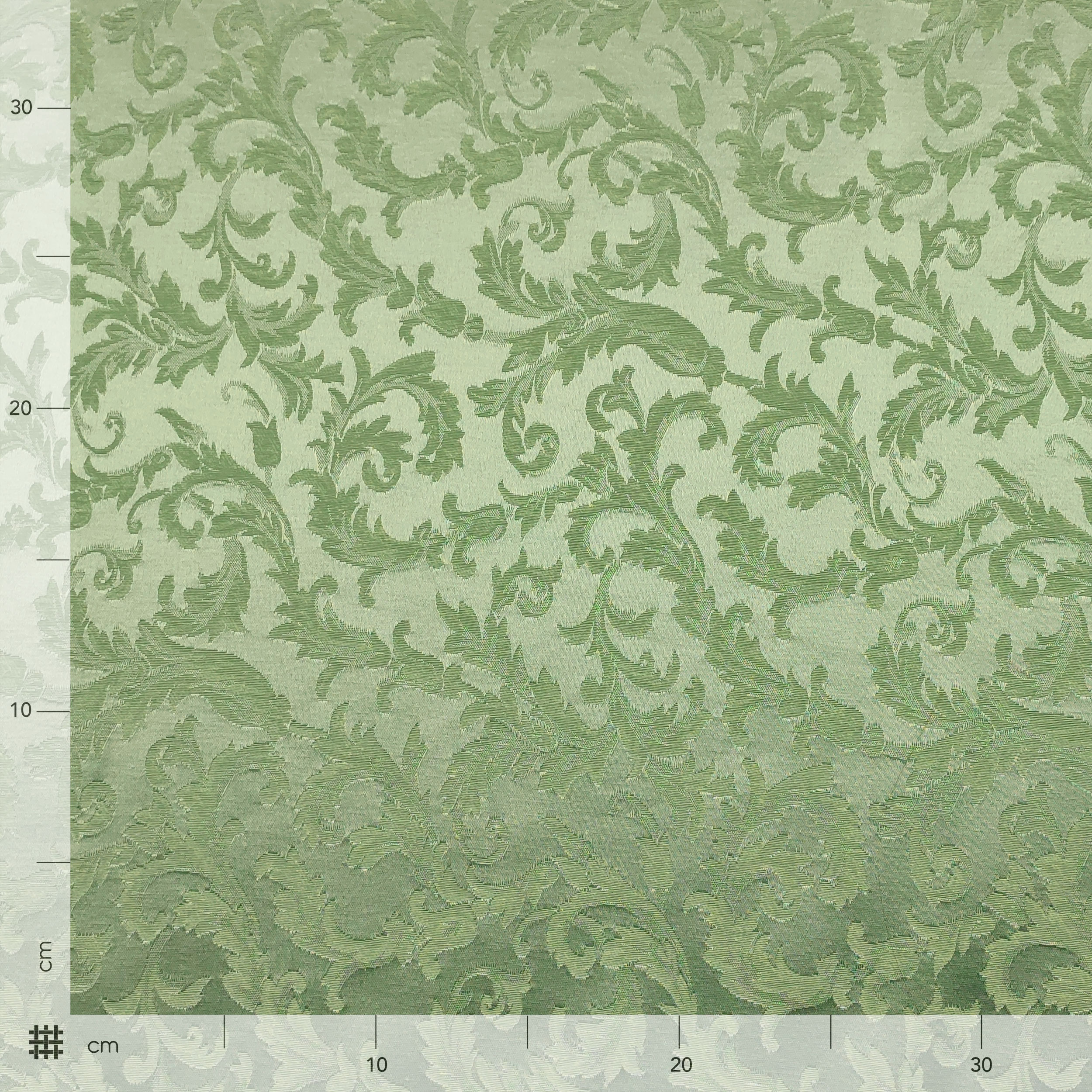 Tessuto Damascato Classico Verde H330 Panini