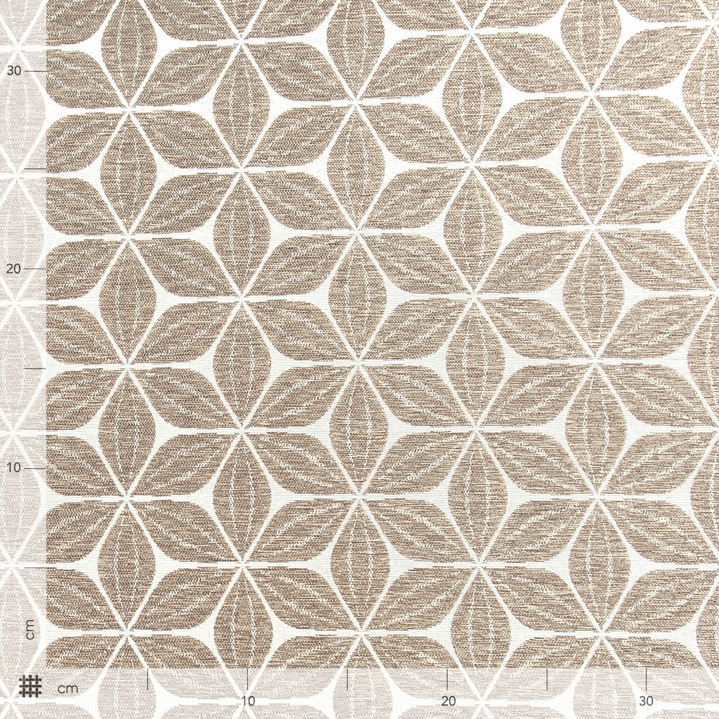 Jacquard Double Fiori Beige
