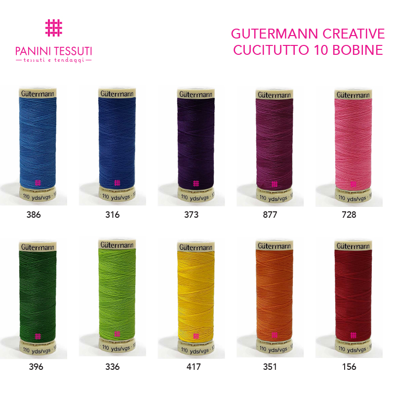 Gutermann Creative 10 bobine colori accesi