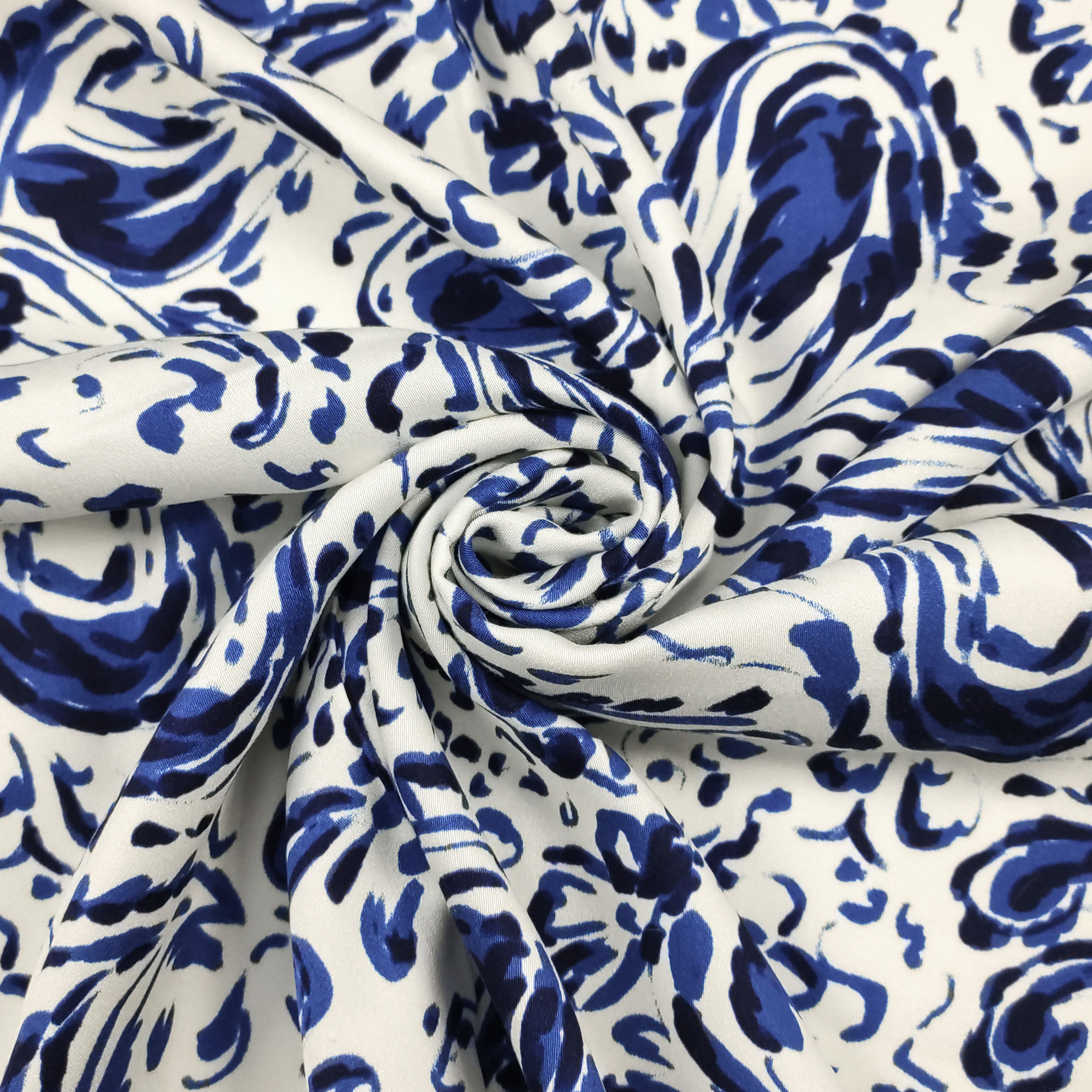 Viscosa Fantasia Cachemire Blu