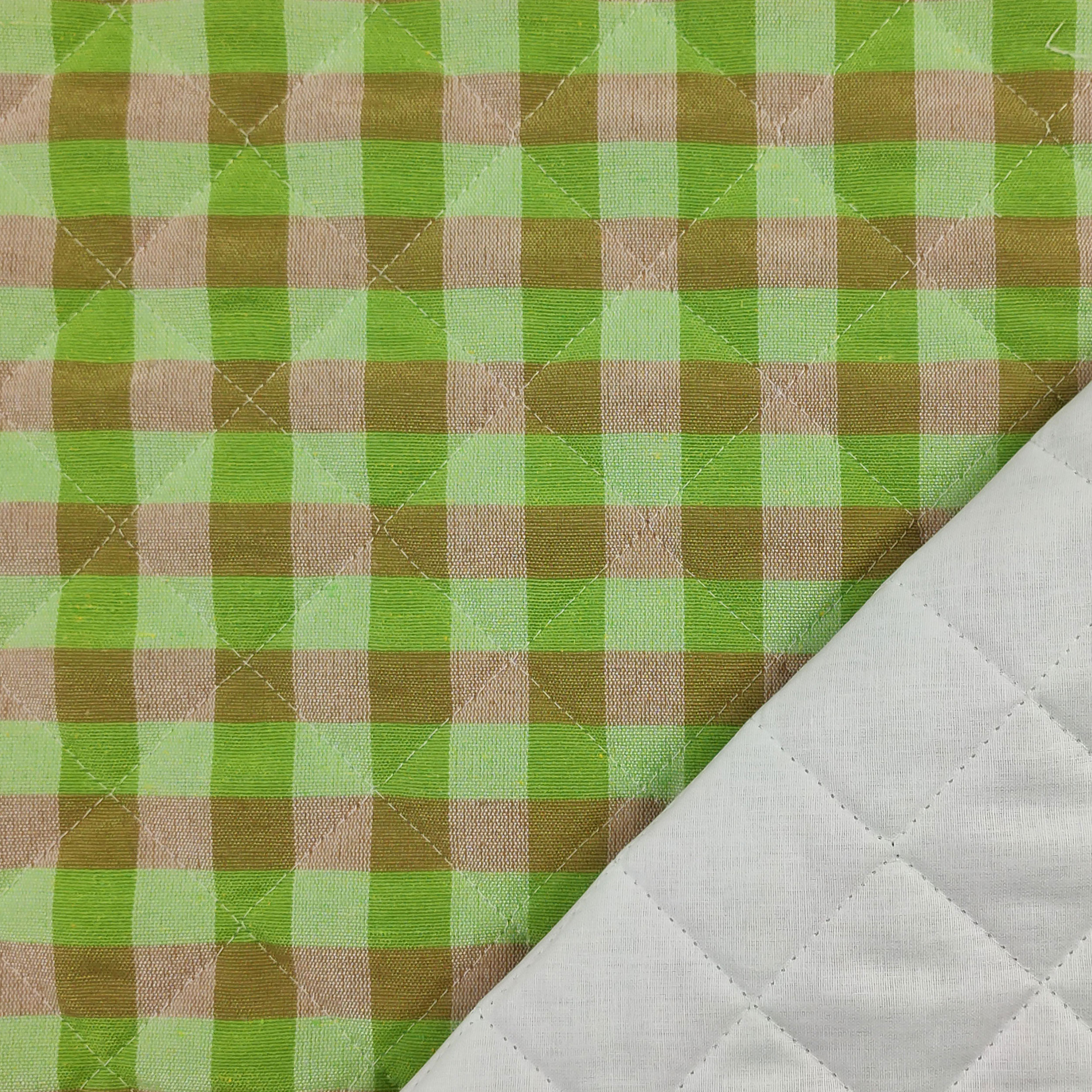 Chezmoi Collection Axel Set Di 3 Trapunte Patchwork King Size - 100% Cotone Lavato, Morbida E Leggera, Motivi Quadri E Tartan Per Tutte Le Stagioni