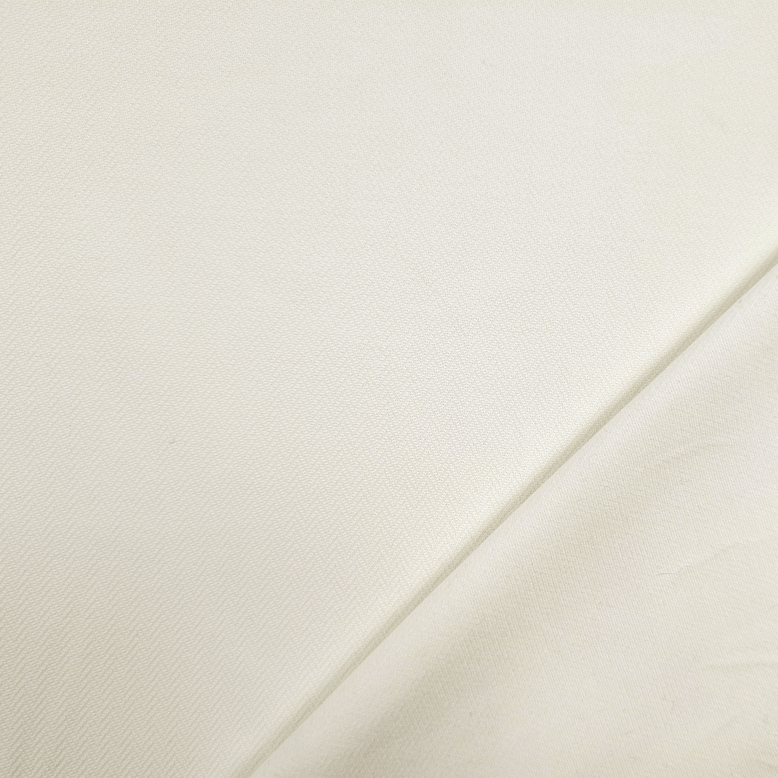 Tessuto Elasticizzato Bianco Trama Zig Zag Image