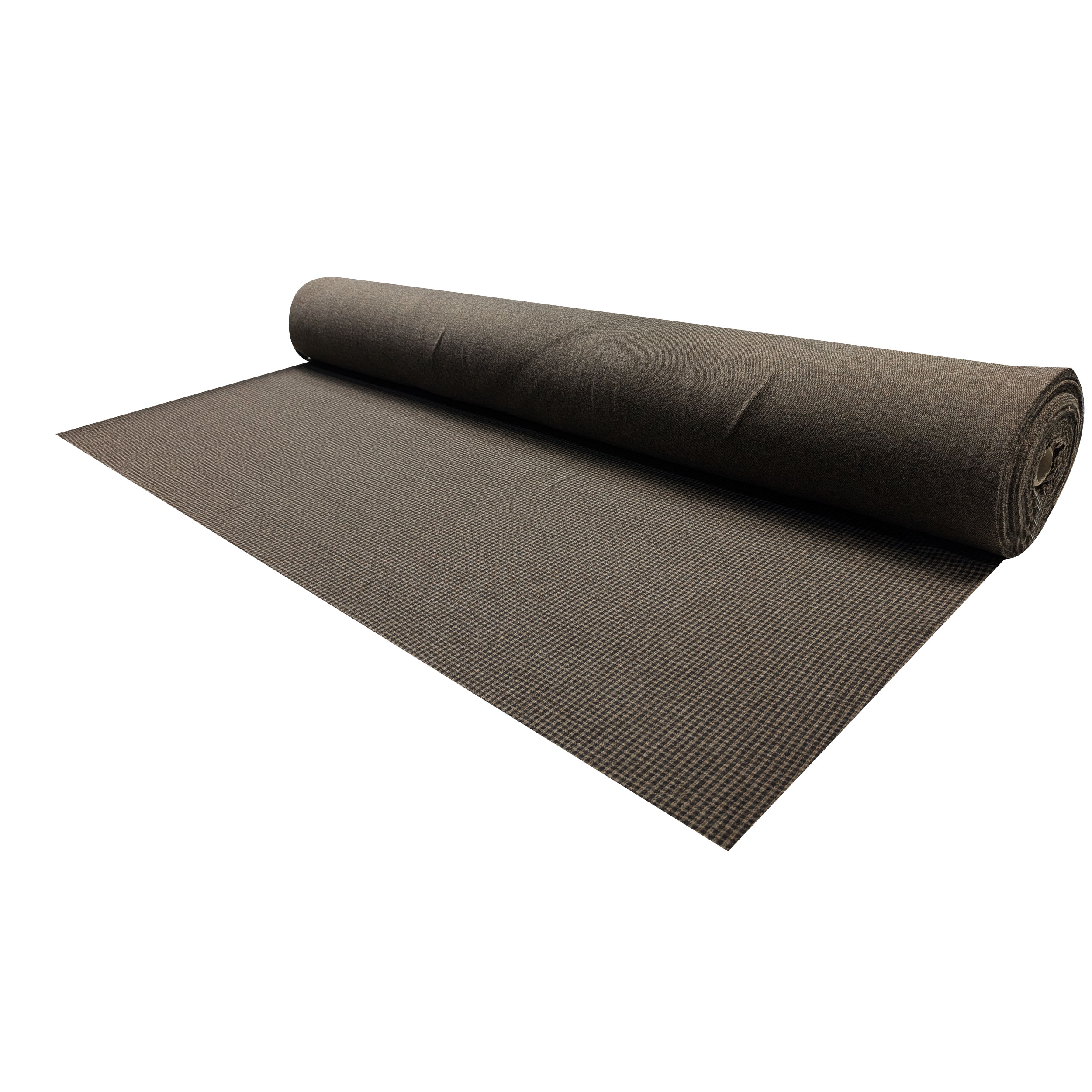 Punto Roma Jacquard Quadretti Marrone Image