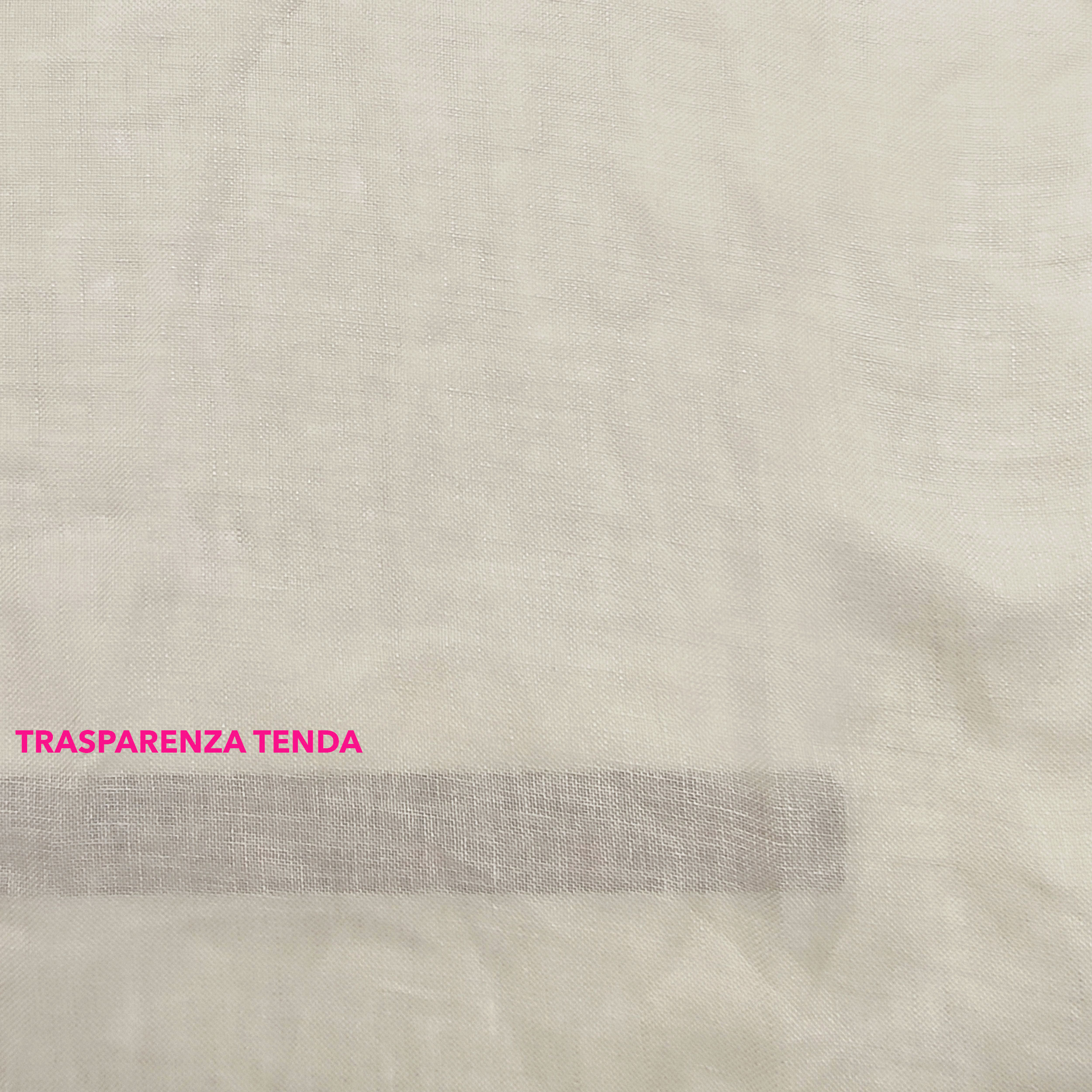 Scampolo Tenda Super Lino Tortora Chiaro 110x300 cm Image
