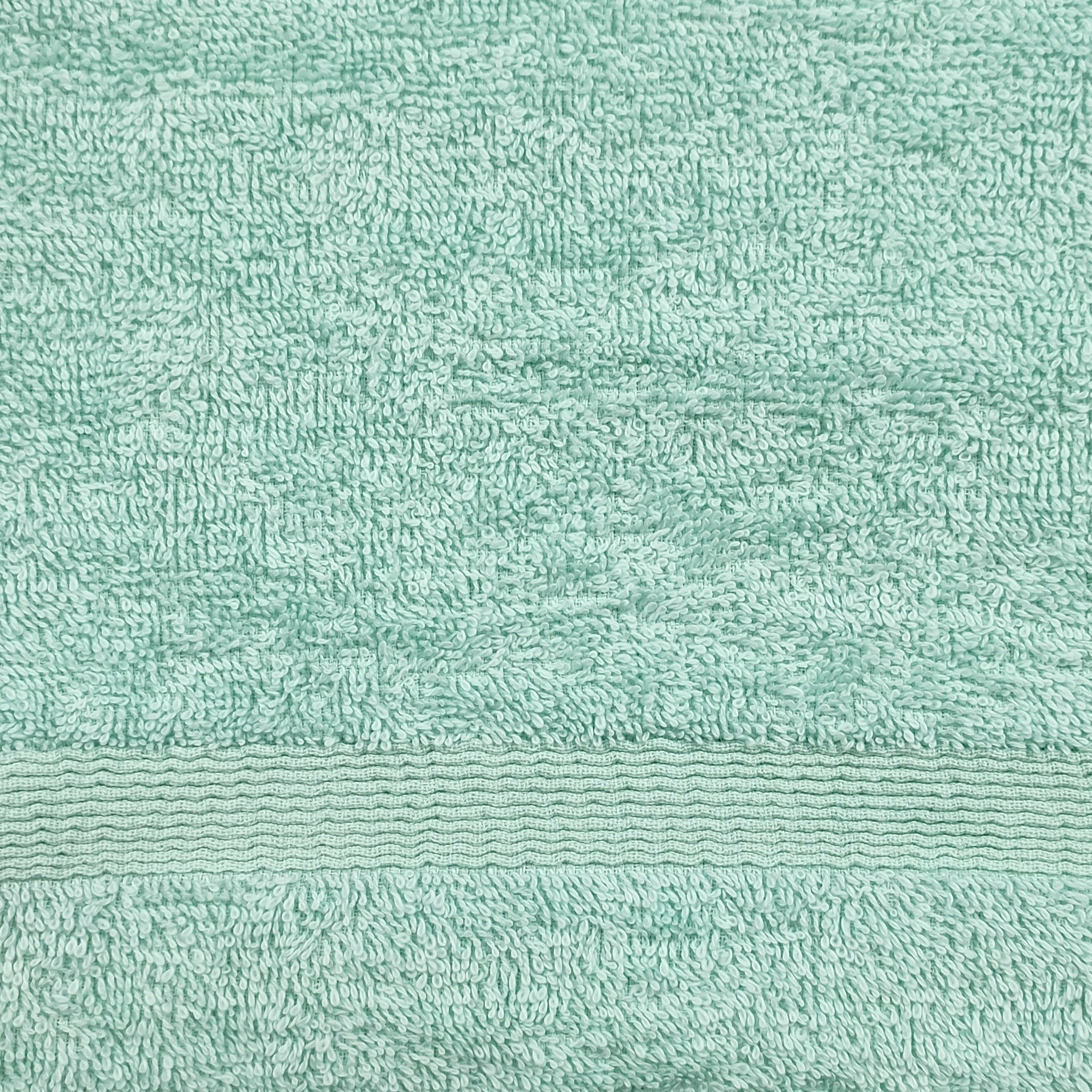 asciugamano verde per la doccia
