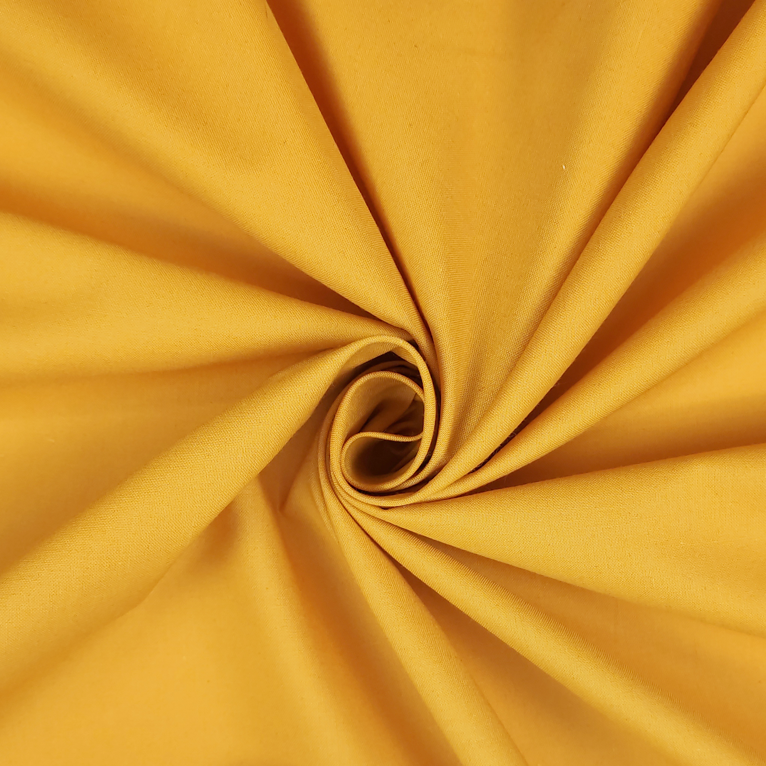tessuto misto a cotone giallo scuro