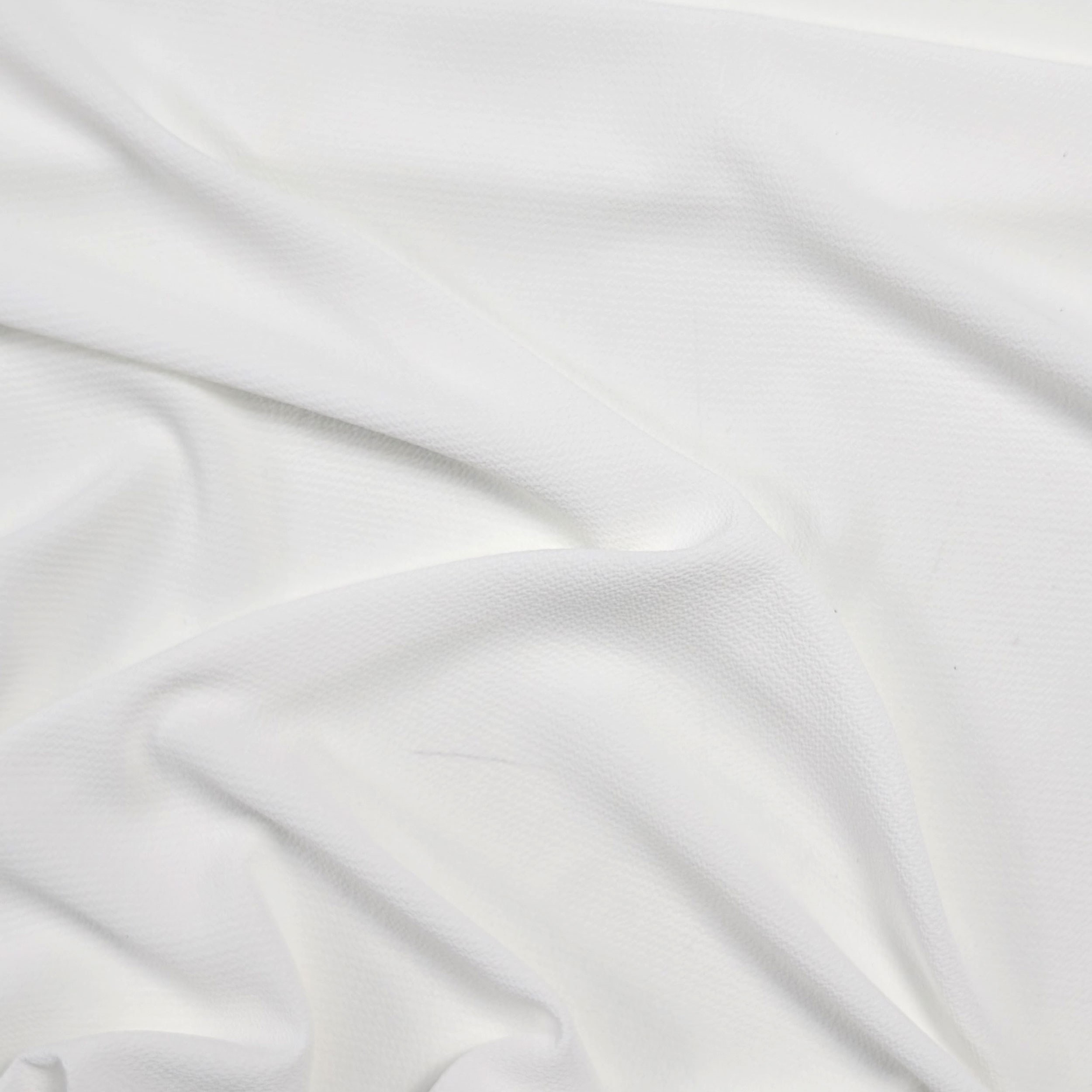 Tessuto Mano Crêpe Bianco Image