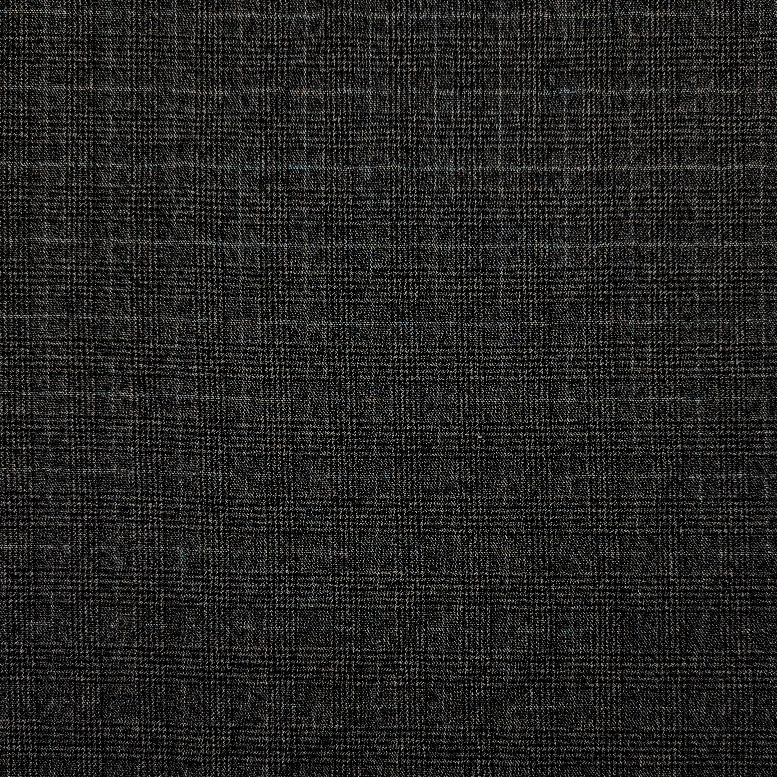 Tartan Grigio Scuro Lurex Argento Image