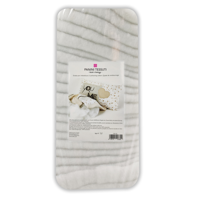 Ovatta In Poliestere 100% Spessore 1cm 5m | Imbottitura Per Cucito E Hobby Larghezza 160cm