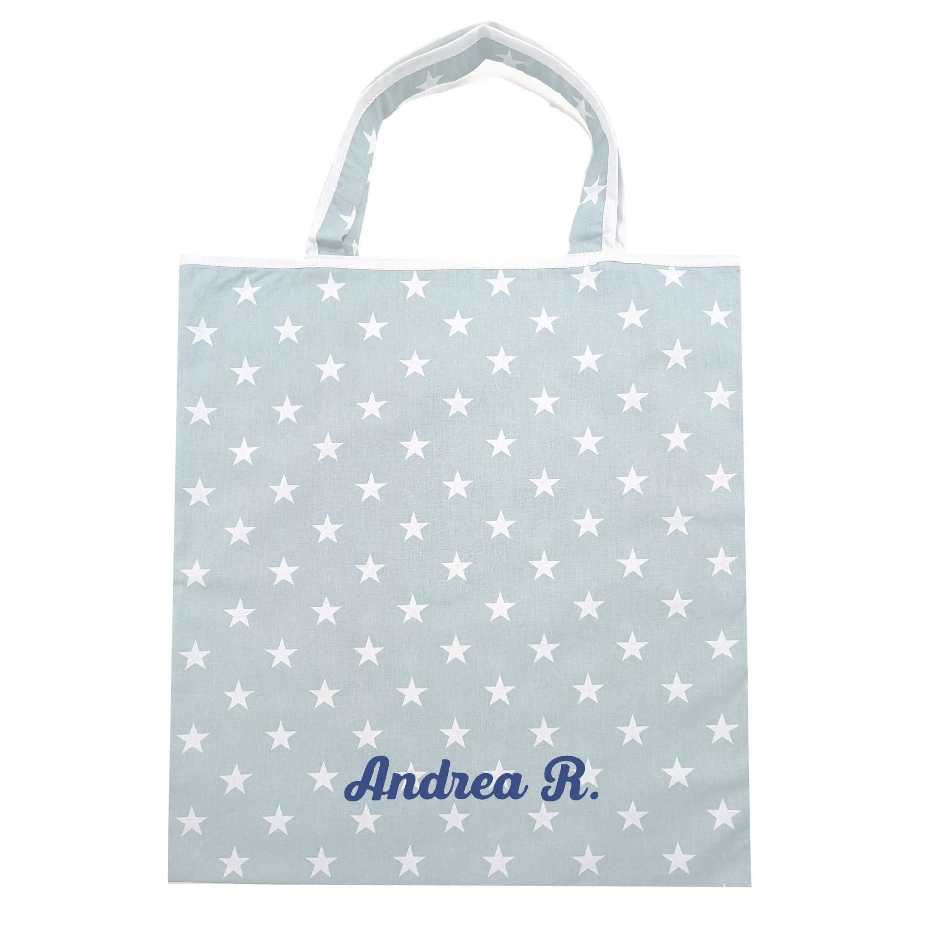 stelle-bianche-sfondo-azzurro-borsa-nome-+-iniziale-cognome