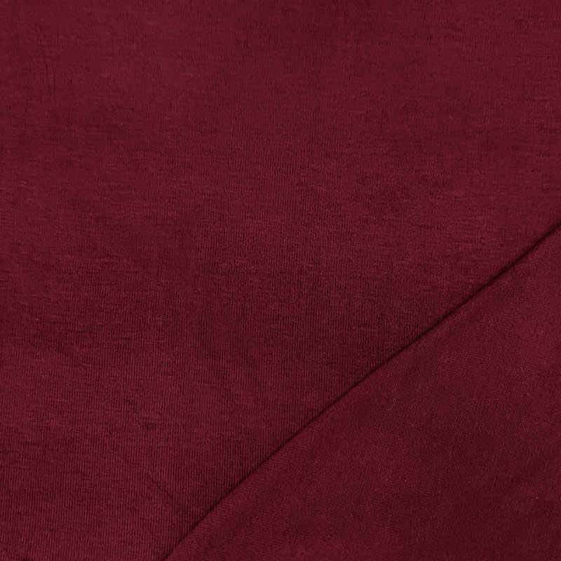 Jersey Morbidino di Viscosa Bordeaux