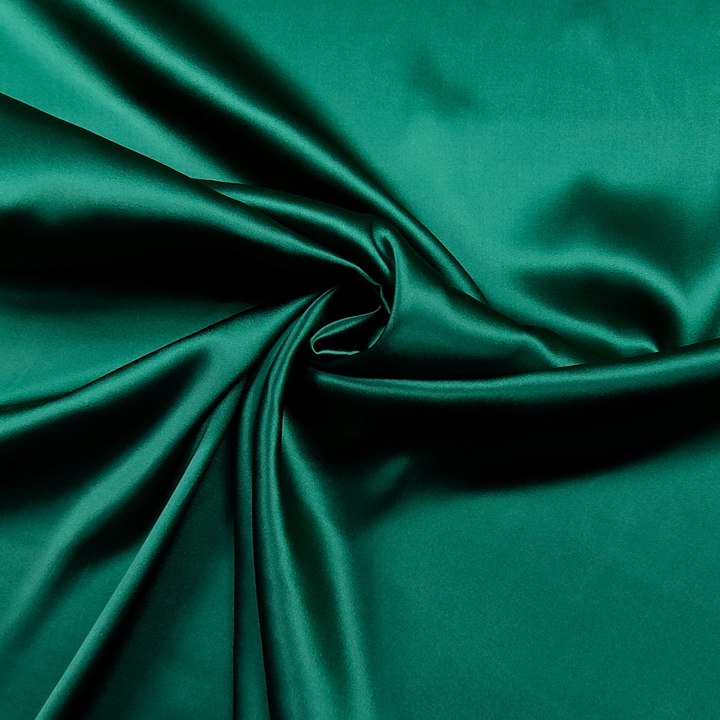 SHOPAZ Sari In Raso Di Seta Pre-pieghettato | Verde Scuro Con Nappe | Pronto In 1 Minuto, Taglia Unica (vita 26-44 Pollici)