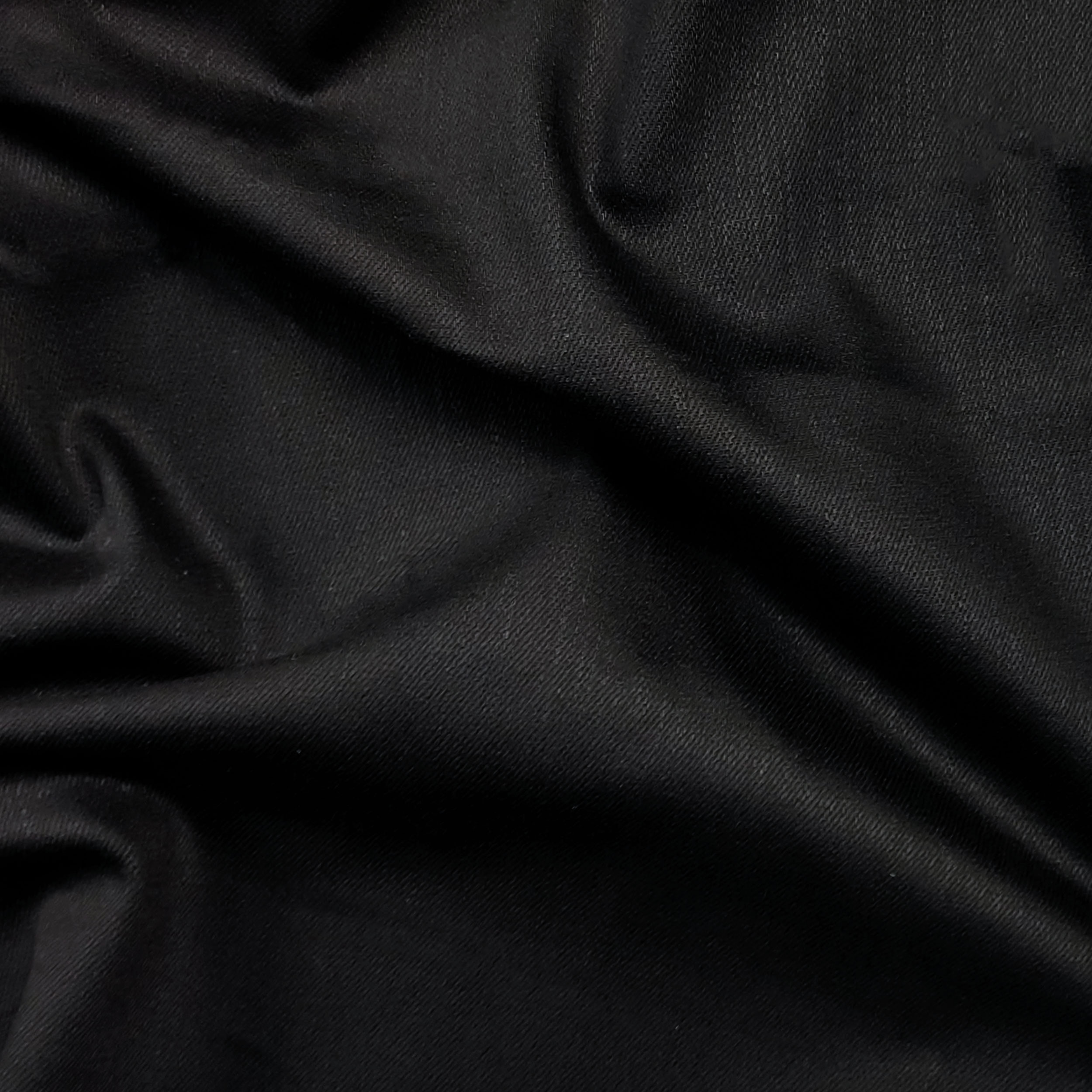 Jeans Cotone Tinto in Nero