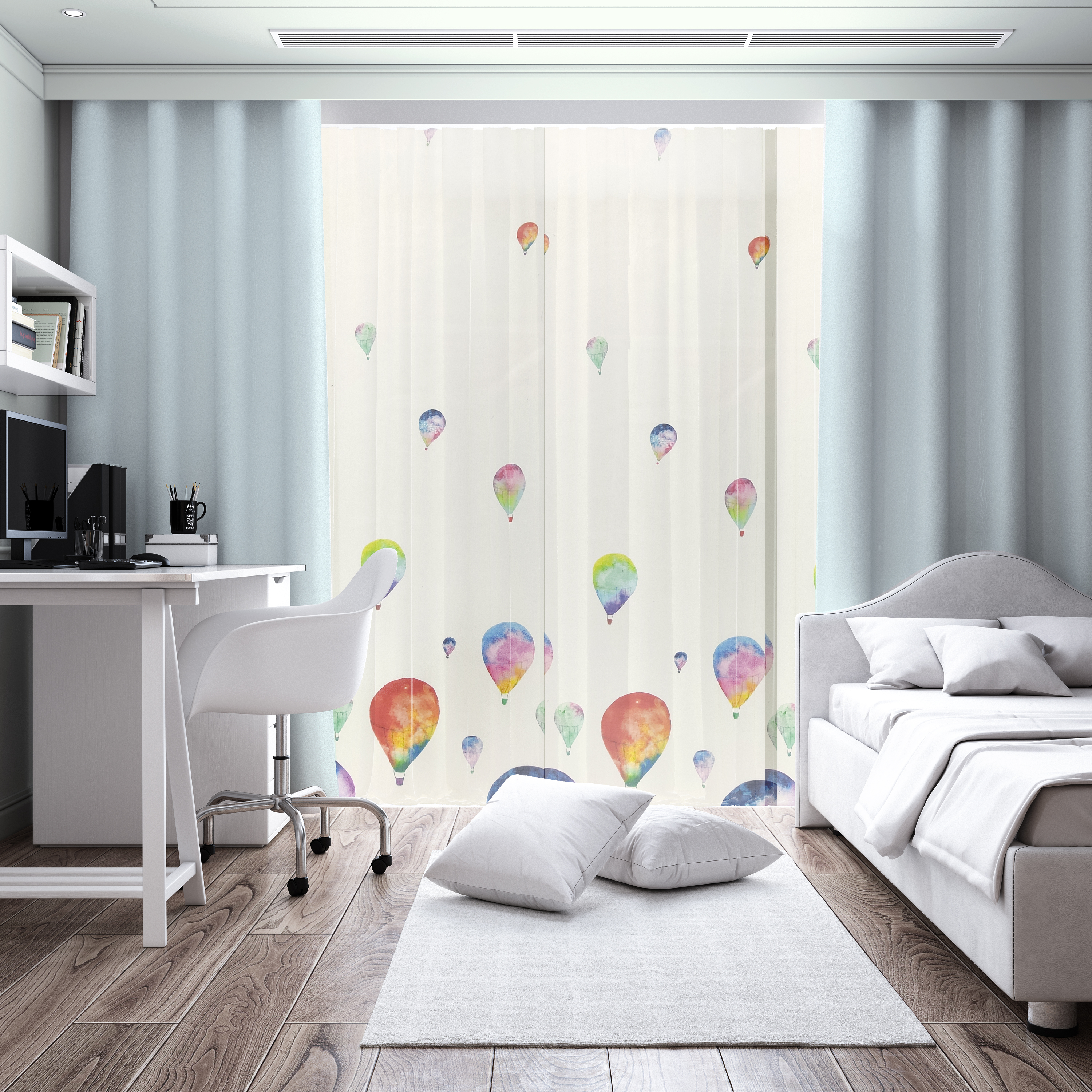 Tessuto per Tenda Fantasia Mongolfiera