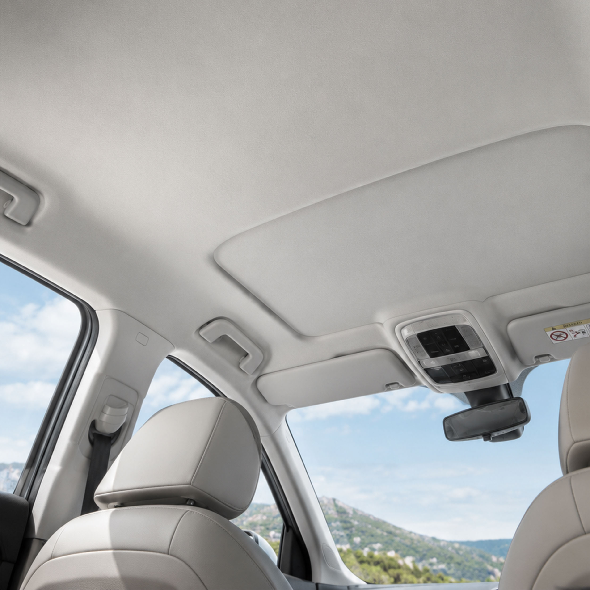Tessuto Cielo per Auto Memory Special Grigio Chiaro Image