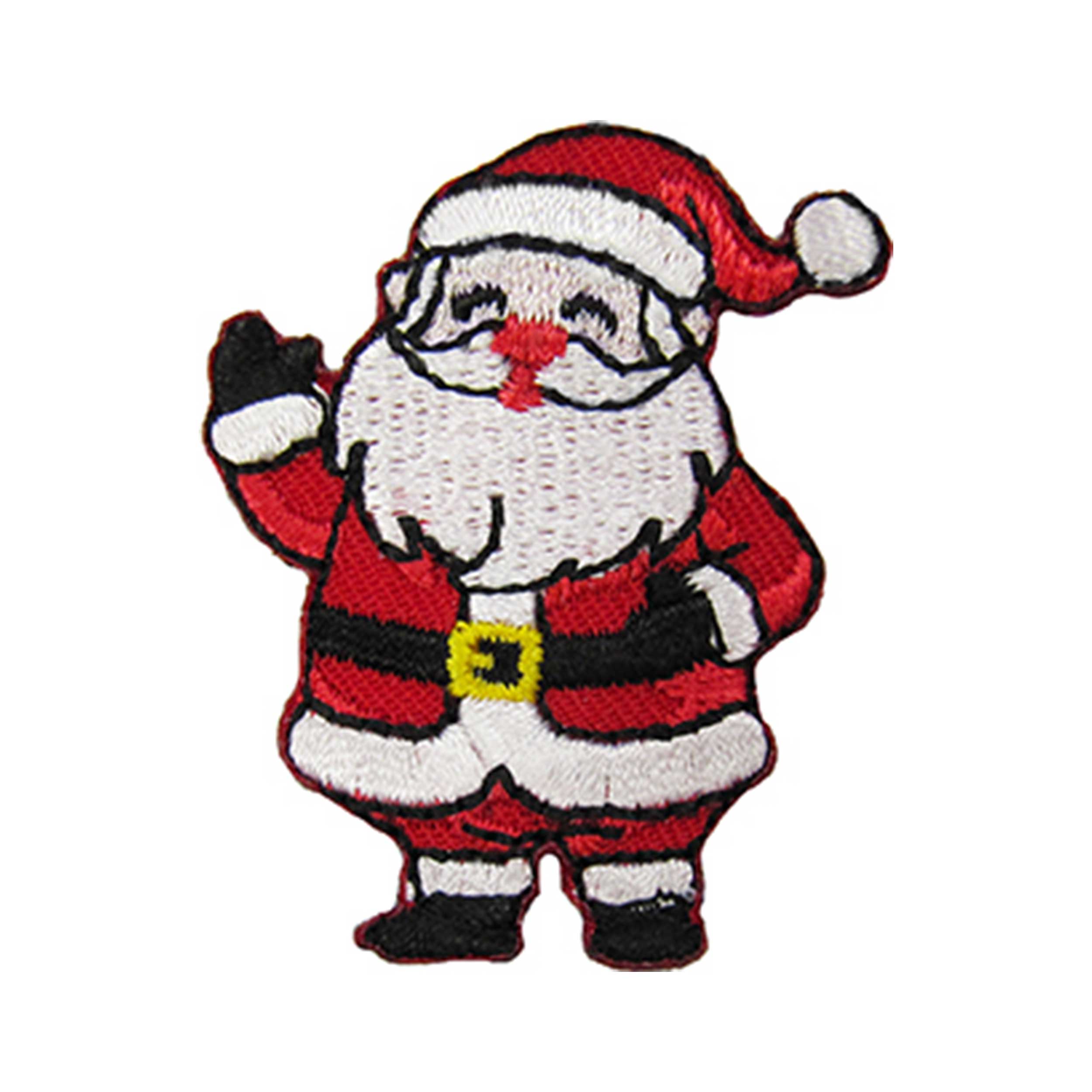 Applicazione Termoadesiva Natalizia Santa Claus Image