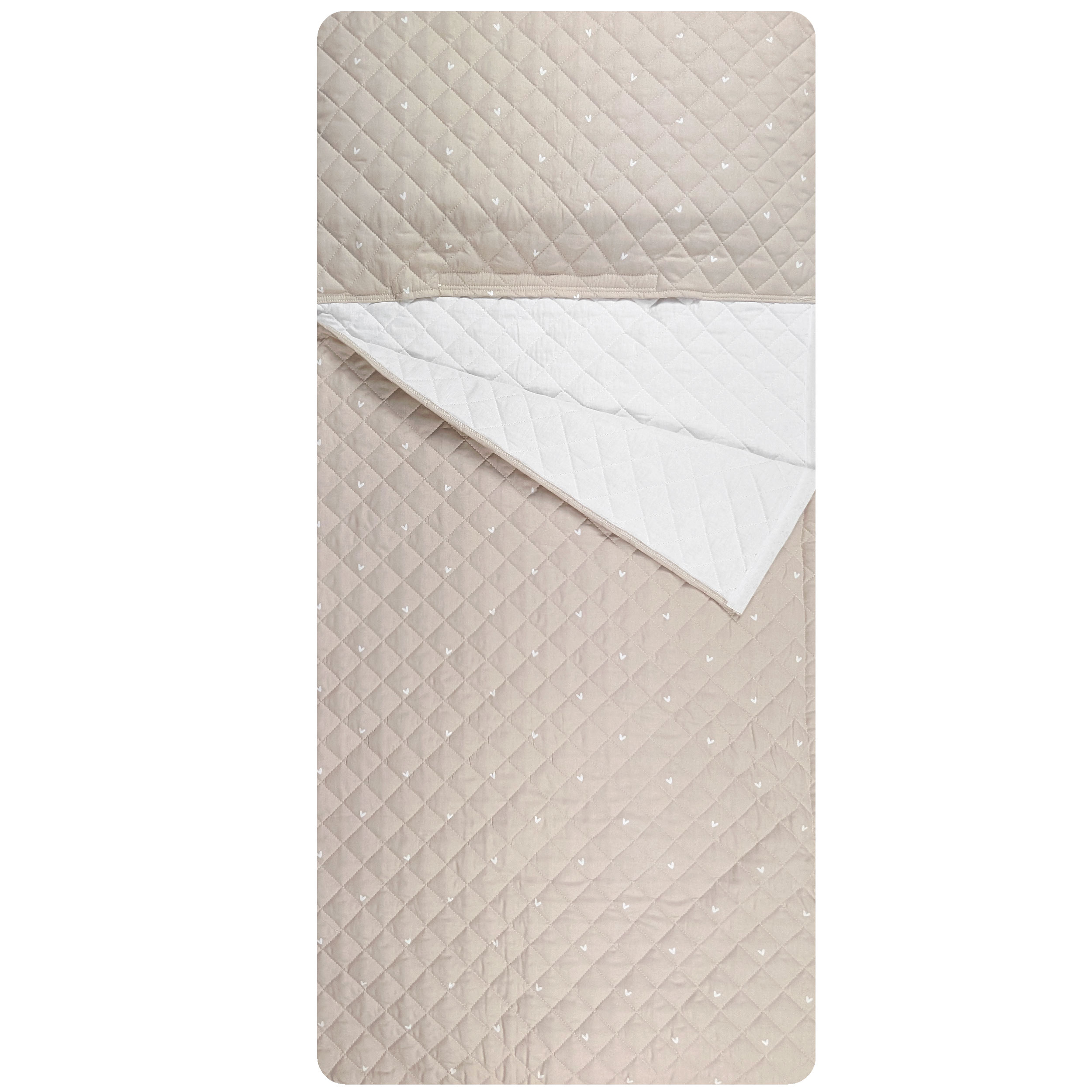 Sacco Nanna Cuoricini Sfondo Beige Image