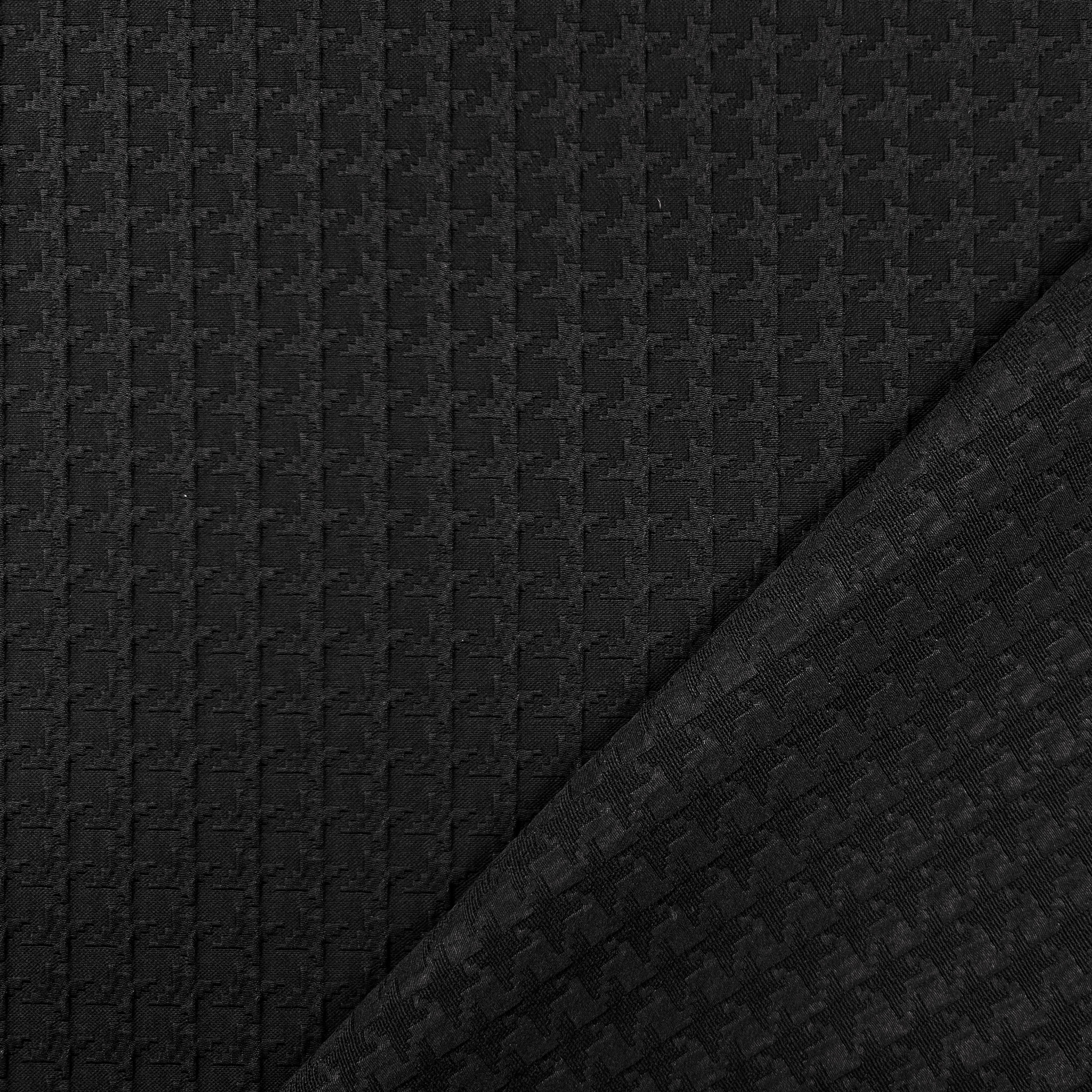 Jacquard Pied de Poule Nero Image