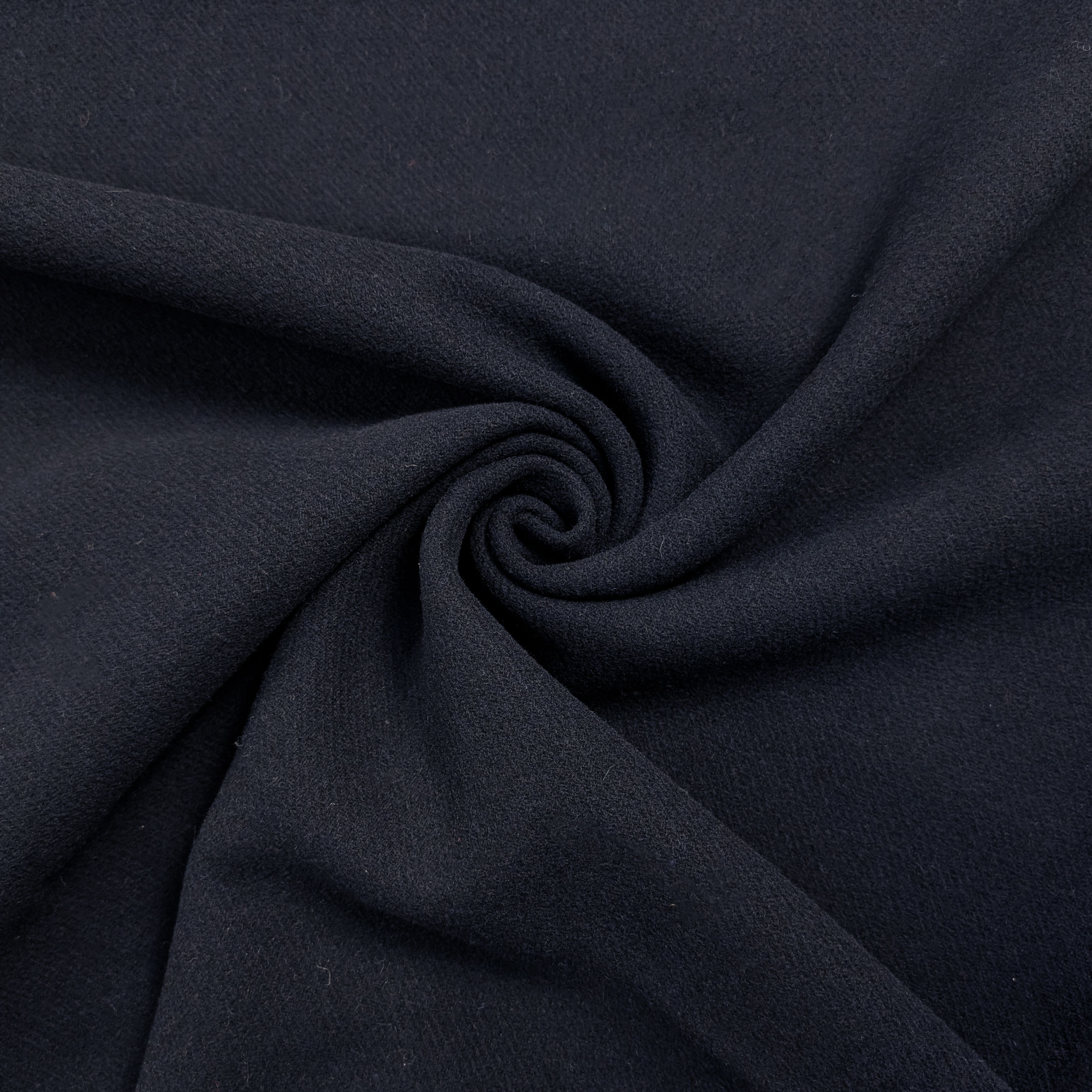 Cappotto Lana Tinta Blu Scuro Image