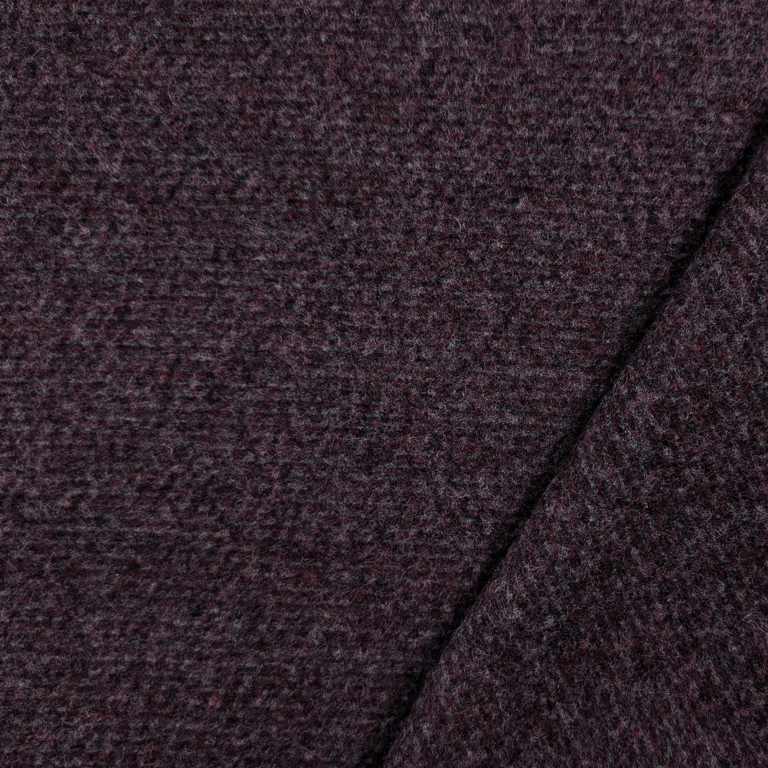 Lana Cotta Melange Prugna Grigio Image