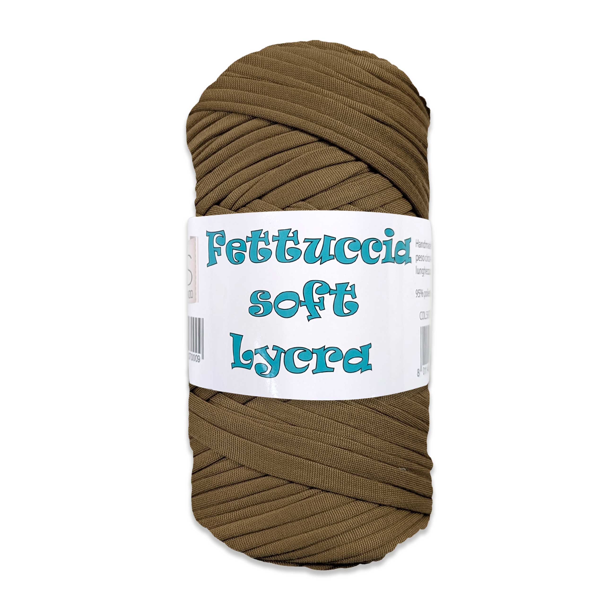 Fettuccia Soft Lycra Tortora Handmade