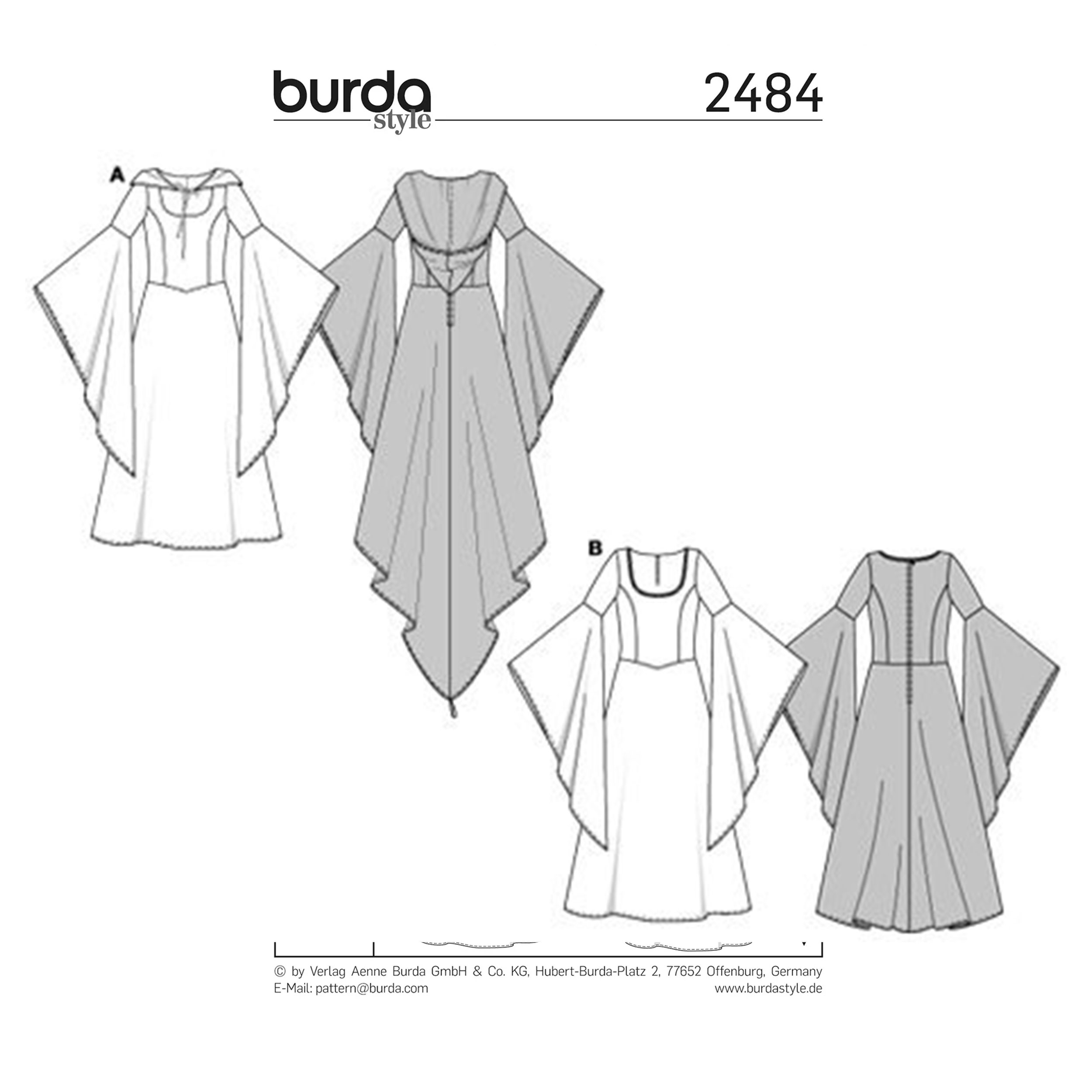 Cartamodello Burda Style Medium Carnevale Fata Image