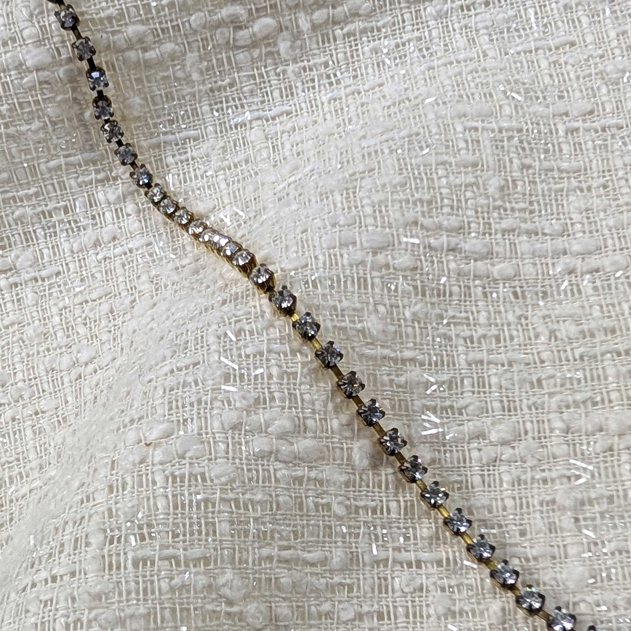 Catena Dorata con Strass Image