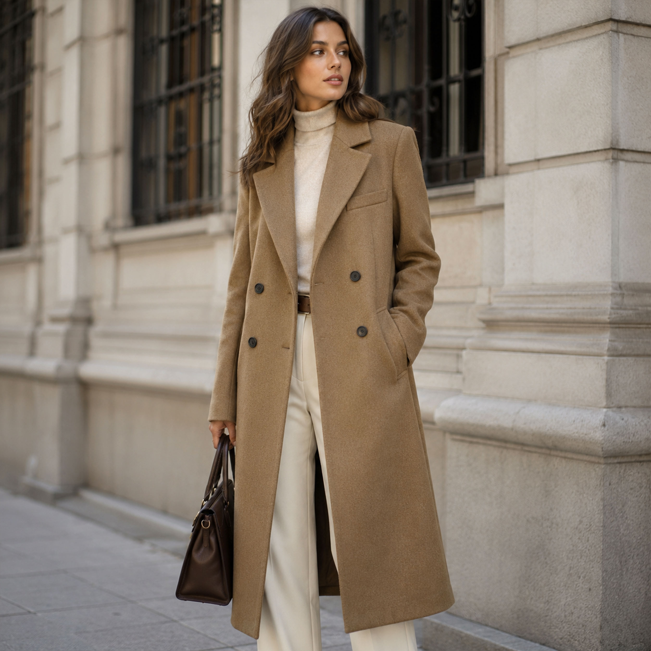 Cappotto Adesivato Cammello Image