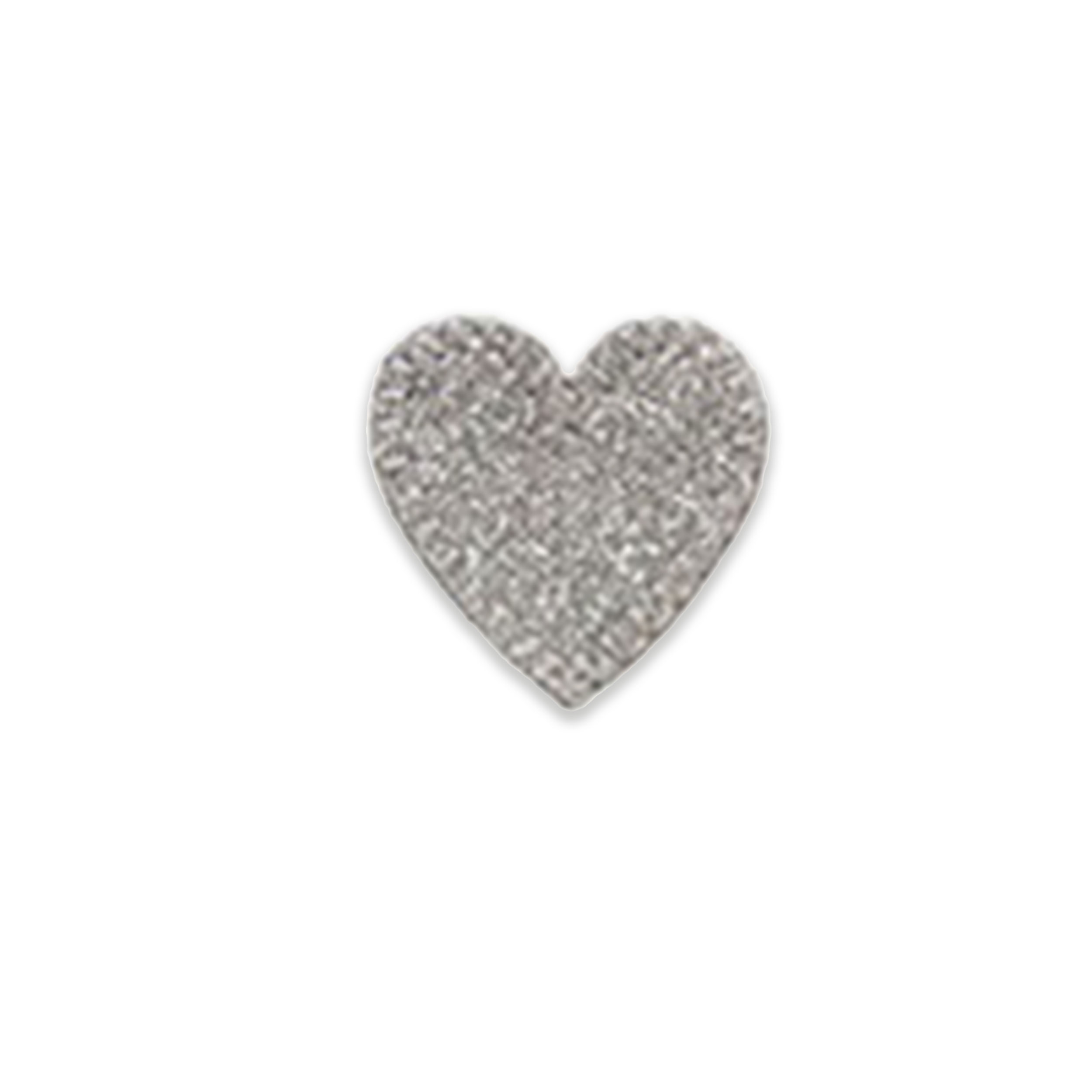 Applicazione Termoadesiva Cuoricino Glitter Image