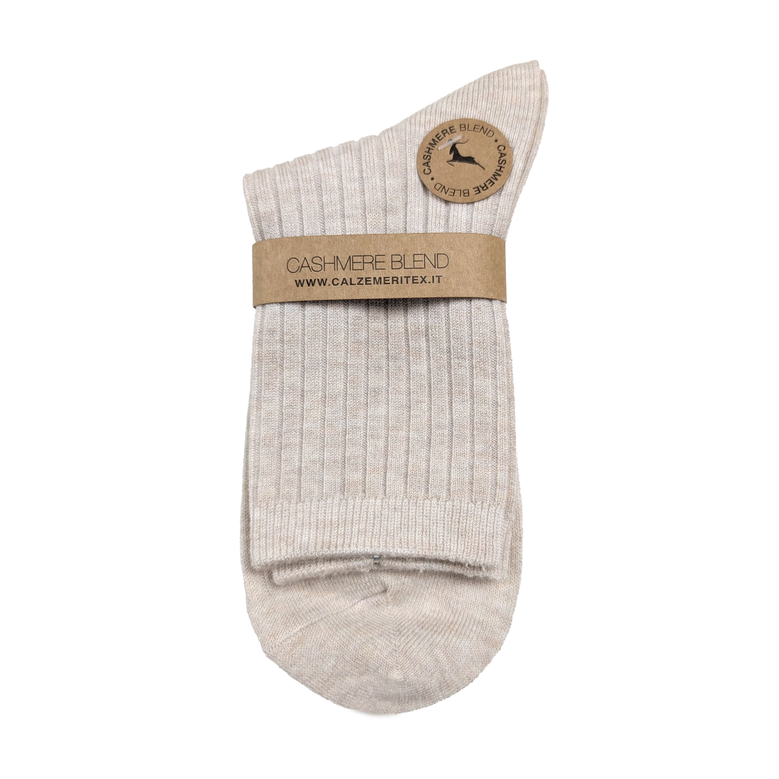Calzini Donna Cashmere Blend Panna Image