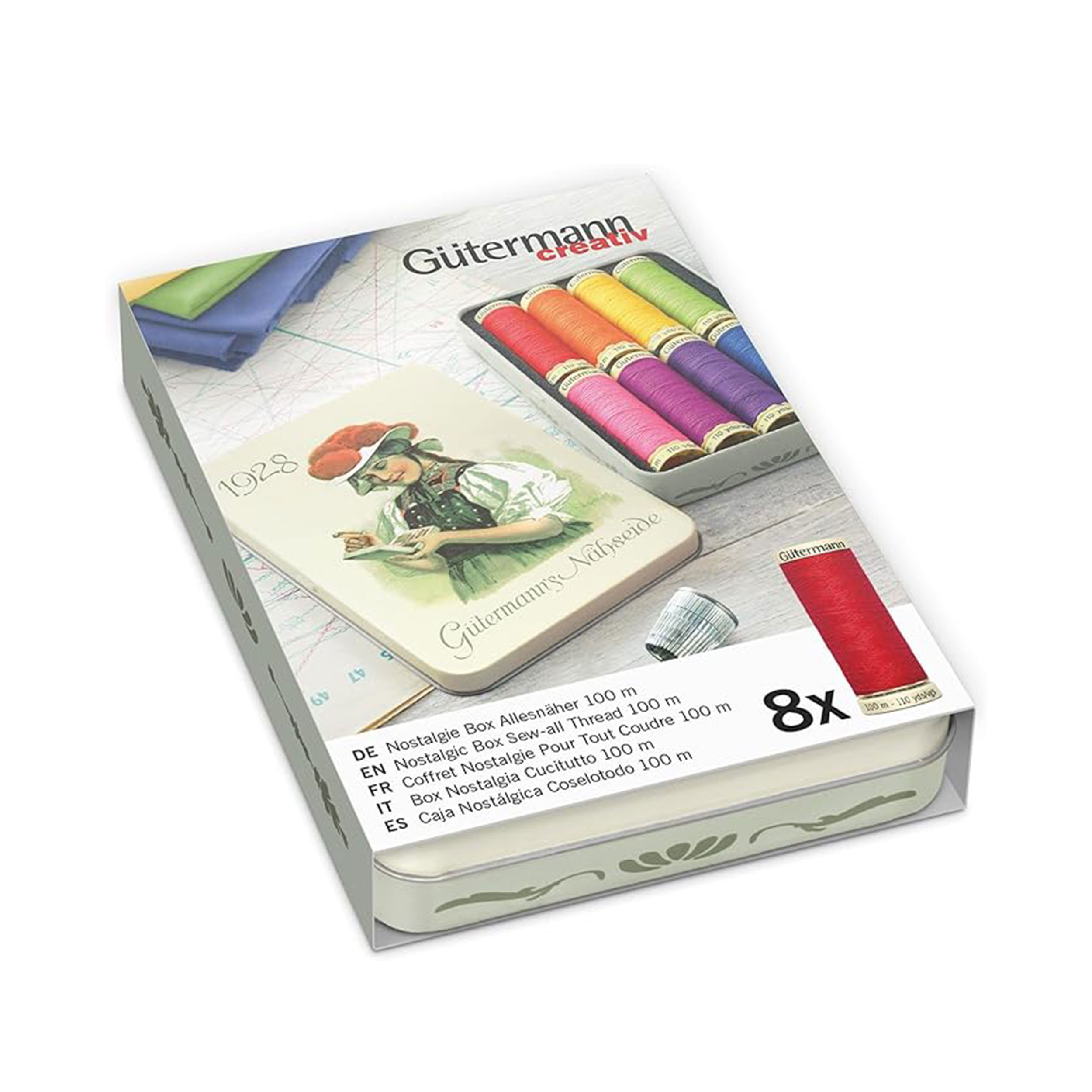 Gutermann Box Nostalgia 1928 Cucitutto 100 m