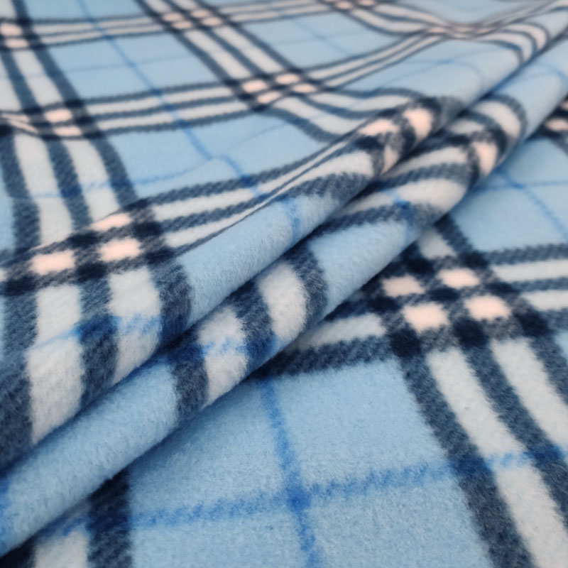 Pile stoffa azzurro