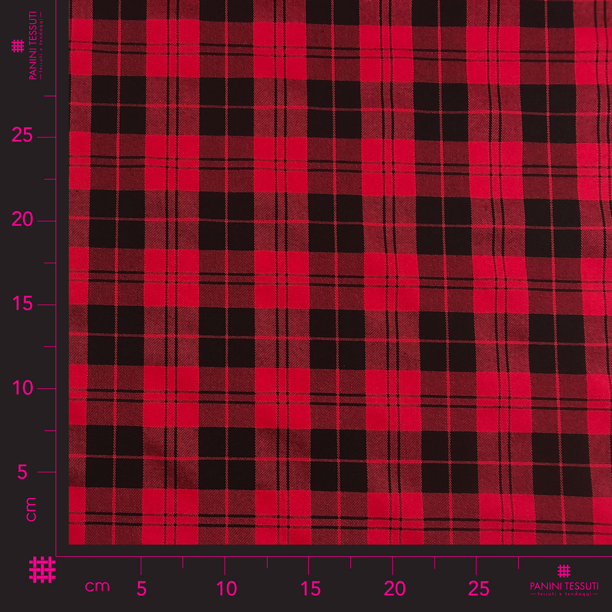 tartan-stoffa-rosso-bordeaux-e-nero