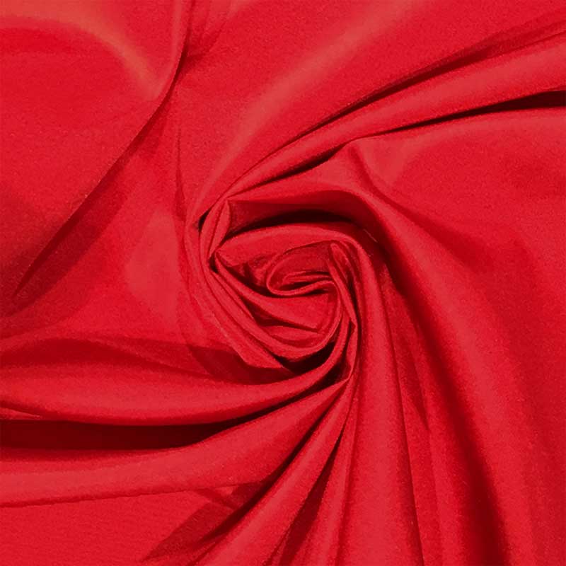 Tessuto taffetà rosso