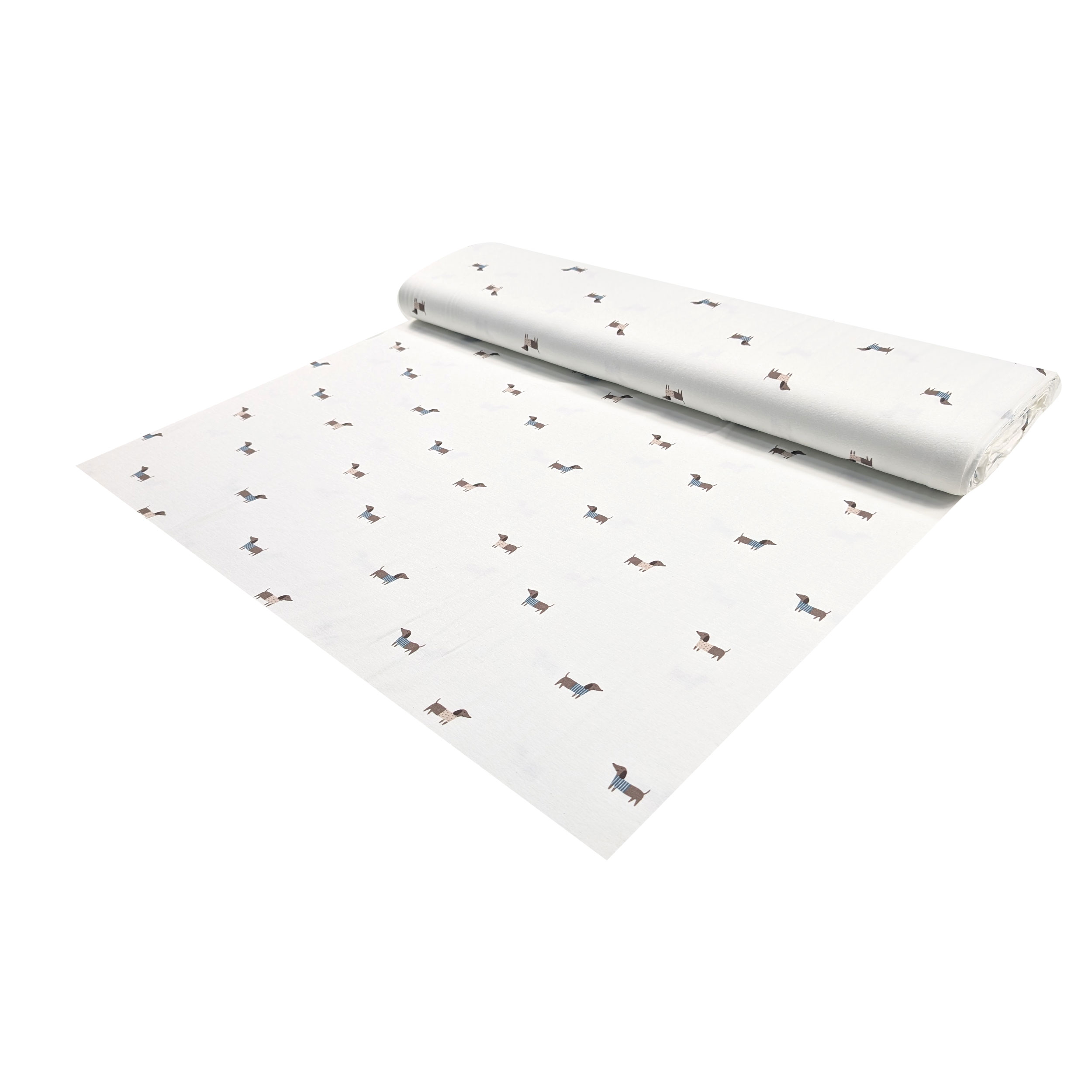 Jersey Cotone Bianco Dolci Bassotti Image