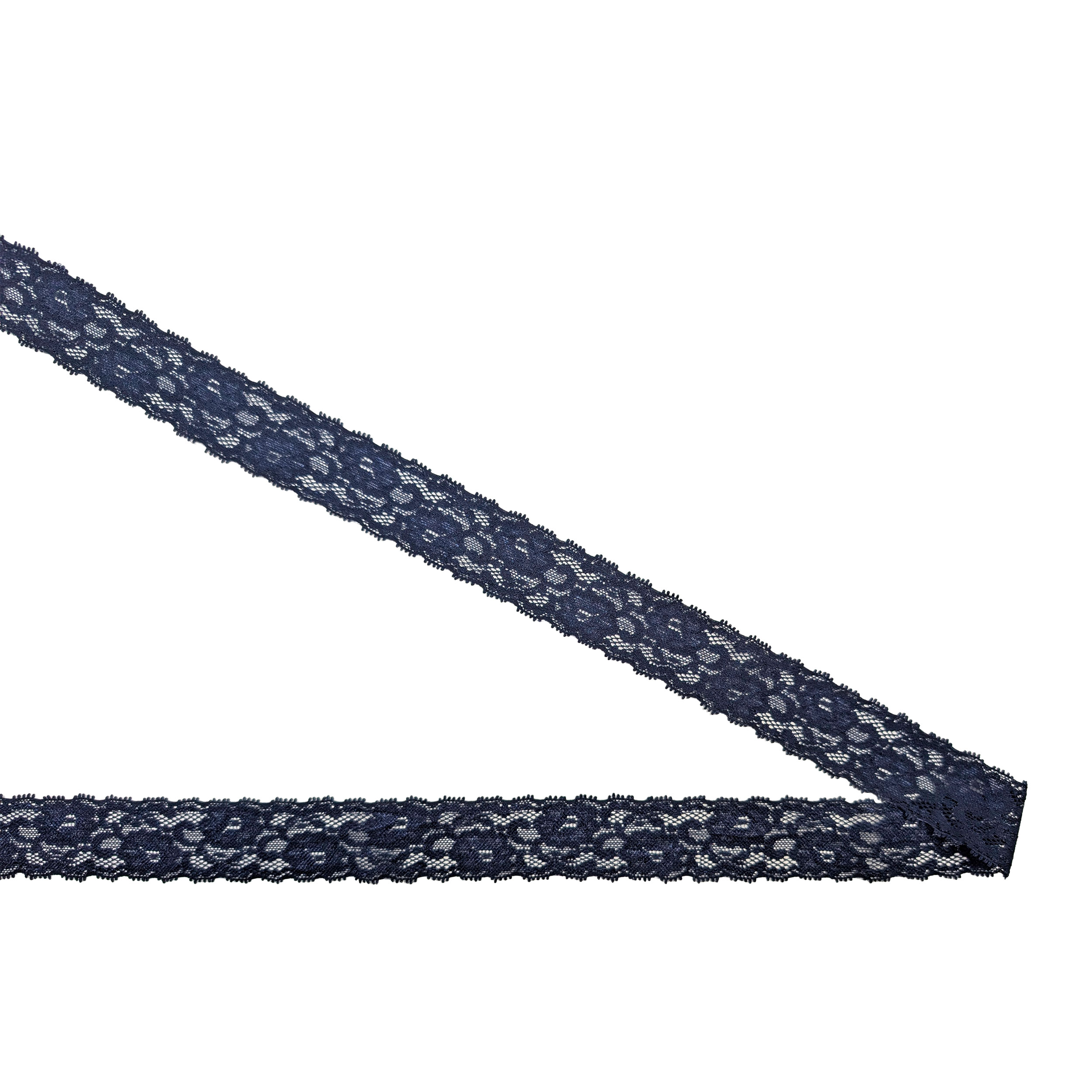 Pizzo Basso Elastico con Margherite Image