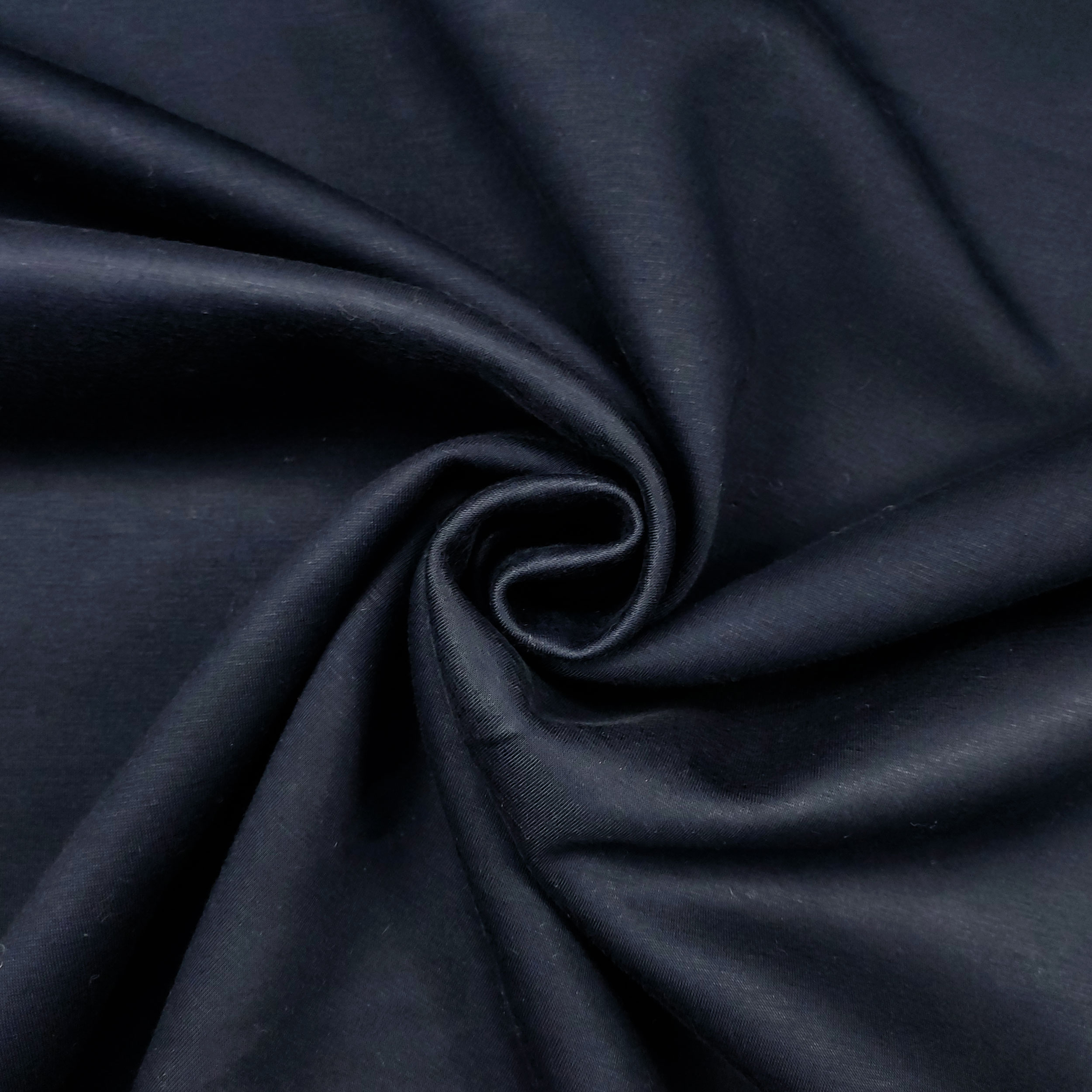 Neoprene Misto Lana Blu Double Principe di Galles Image