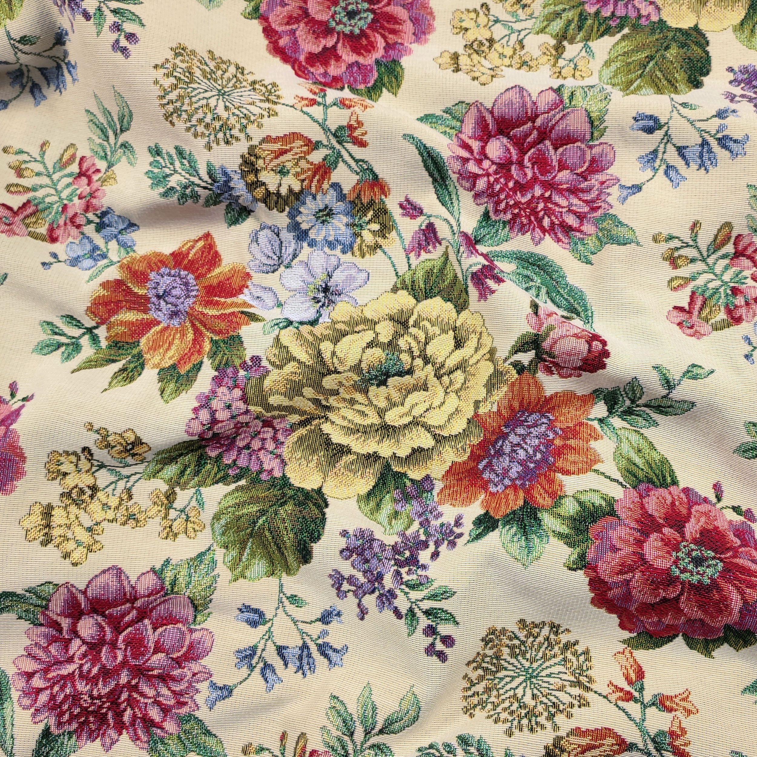 Gobelin Jacquard Cinigliato Sfondo Beige
