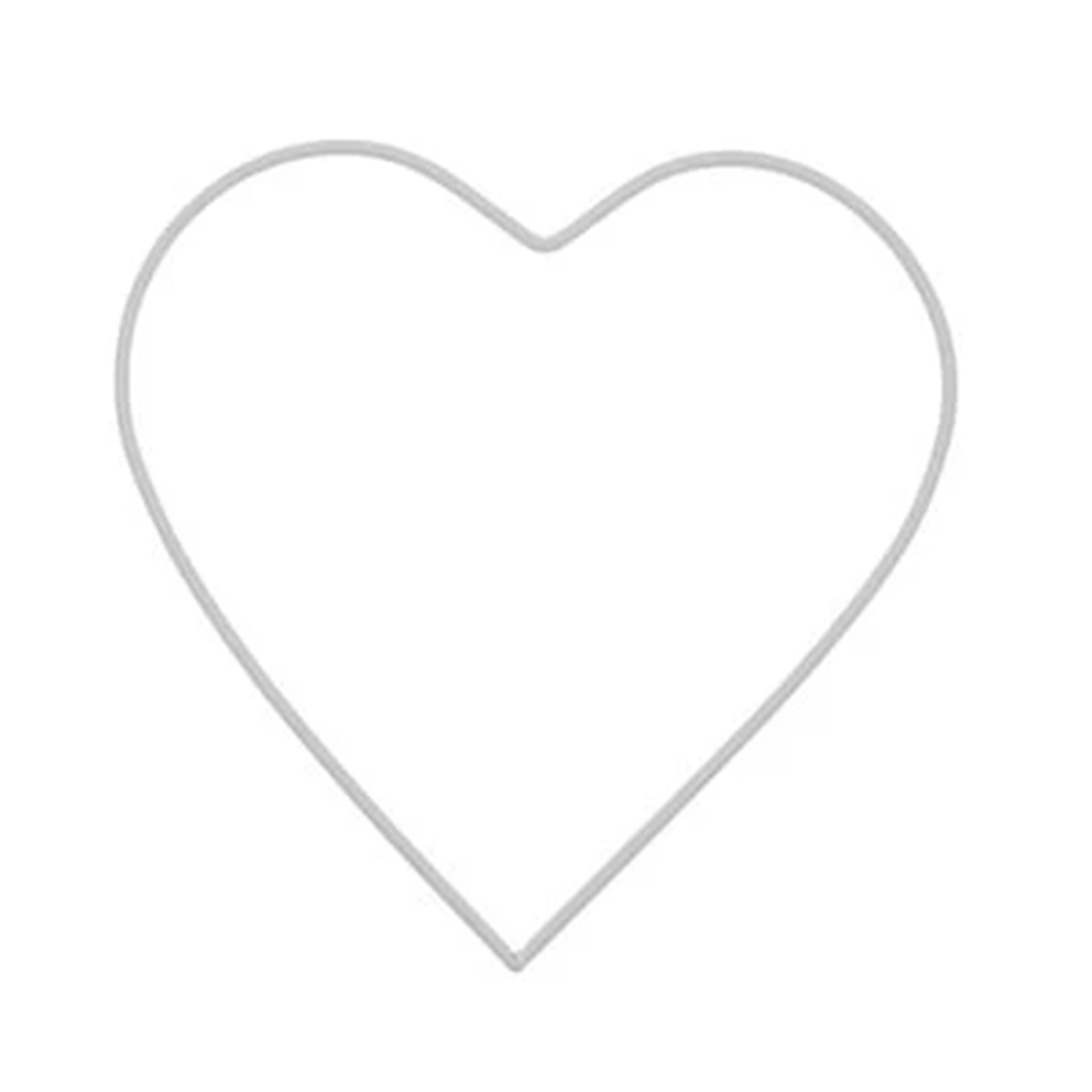 Cuore in Metallo per Creazioni Handmade