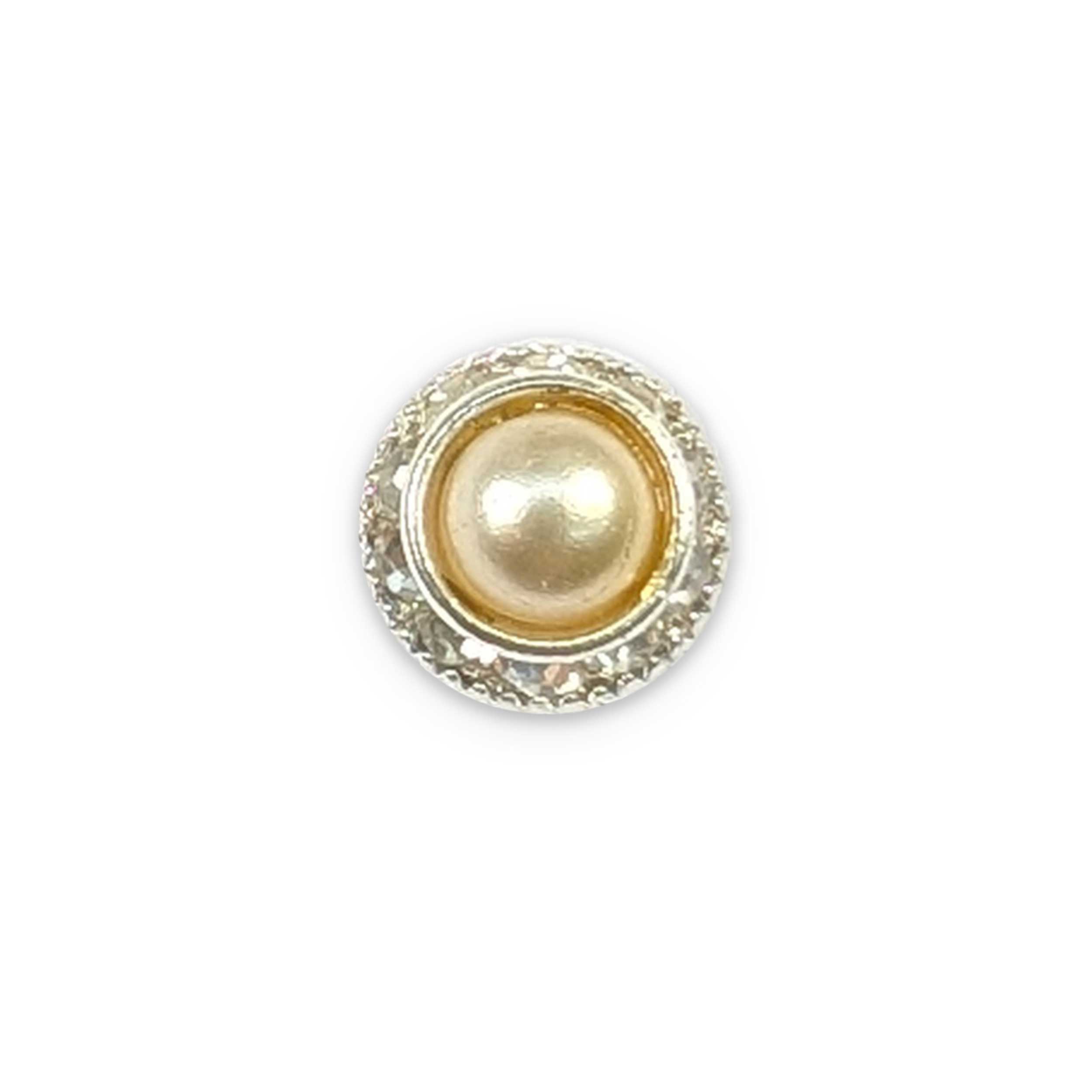 Bottone Gioiello Grande Strass con Madre Perla Image